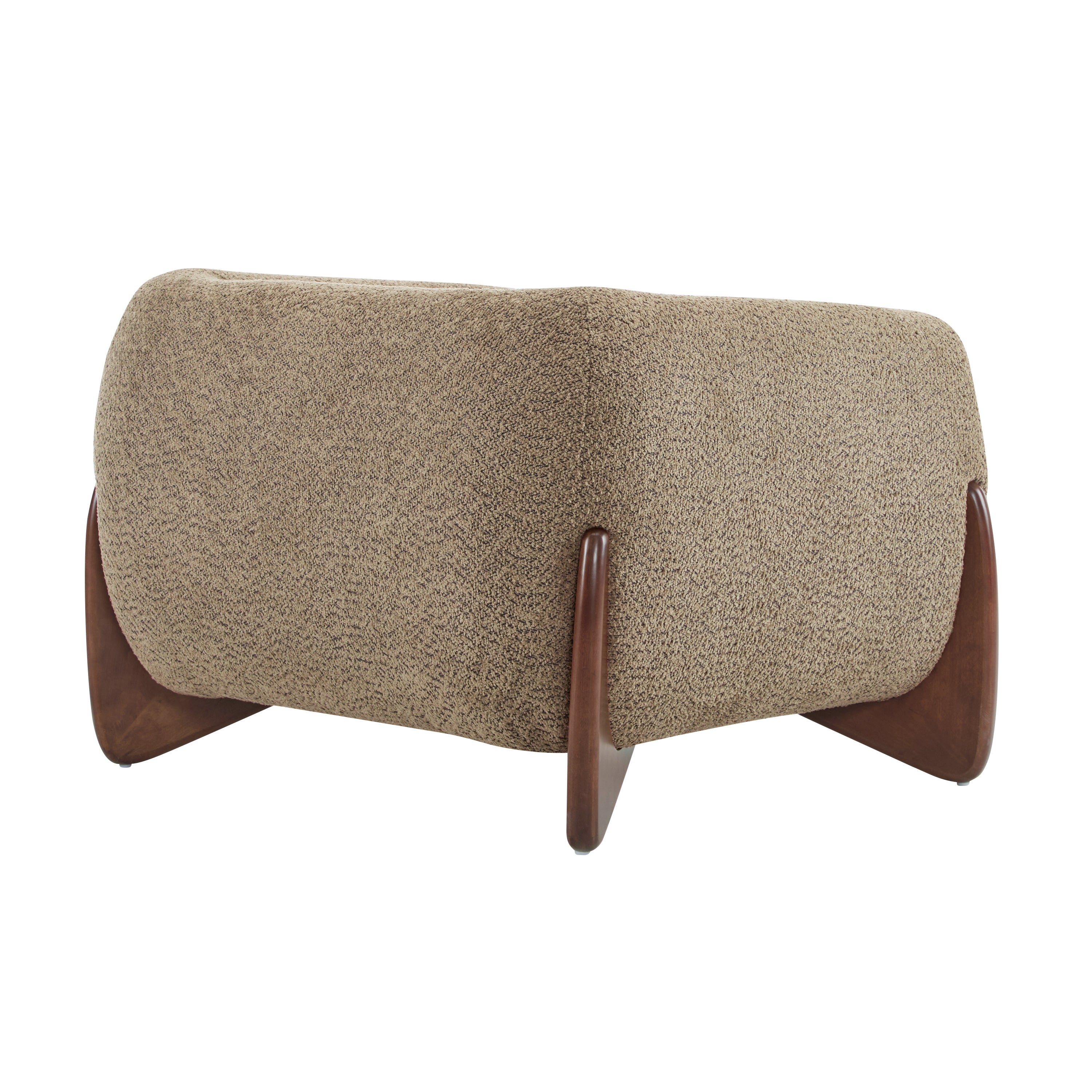 [variant:N898P444017D] Bouclé Wood-Frame Armchair image 5