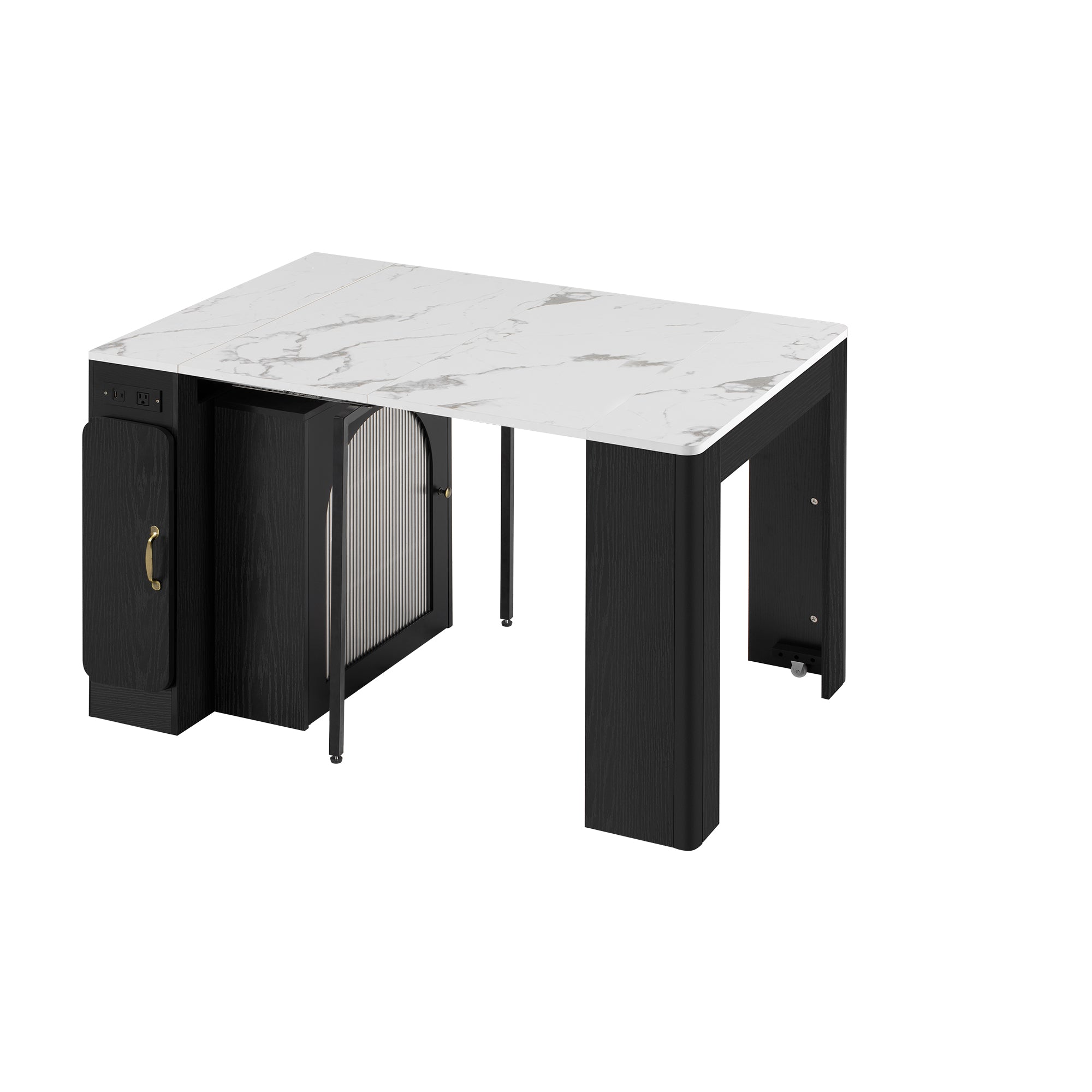 [variant:XW000024AAB-CA] Rolling Kitchen Island with Extendable Dining Table image 36