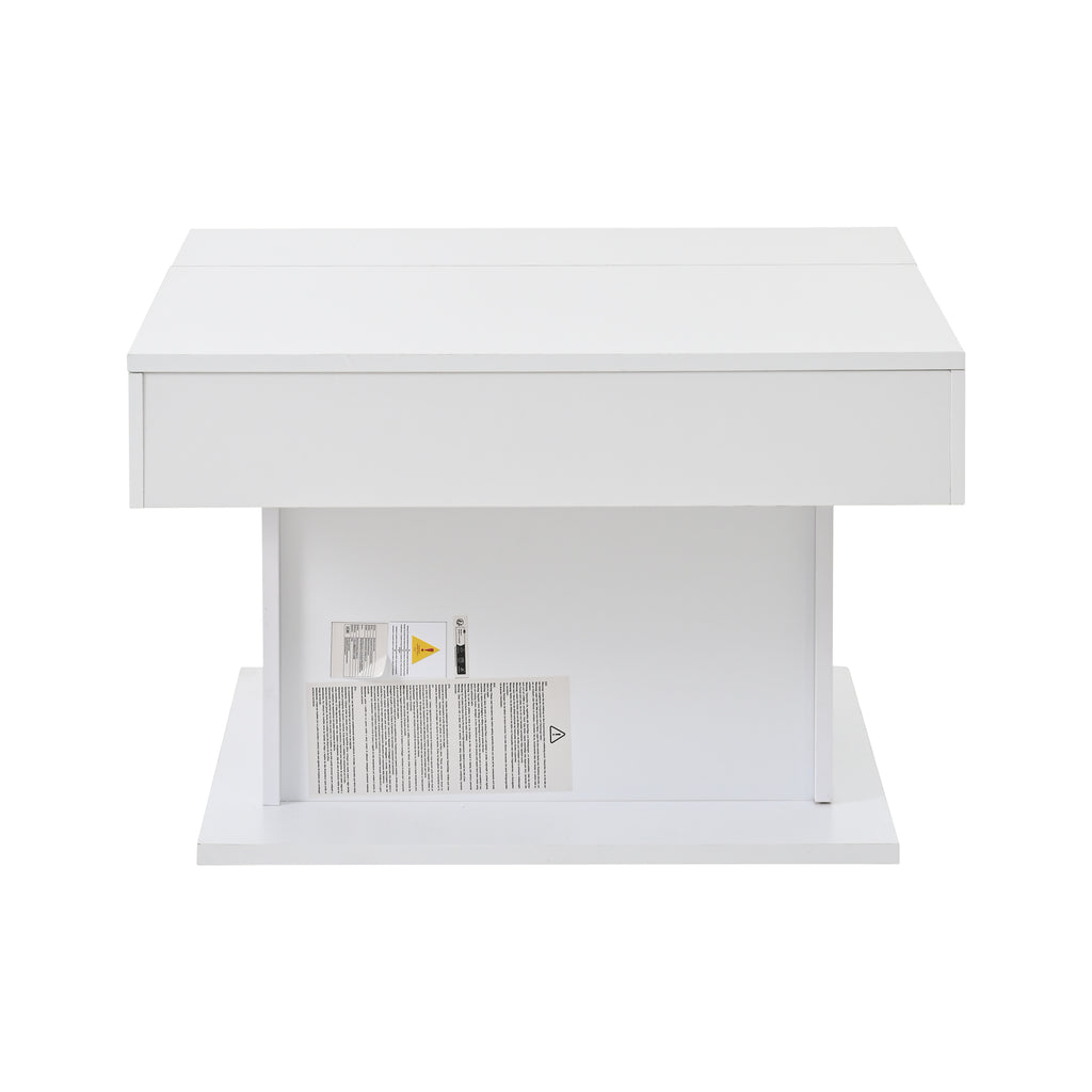 [variant:N892P423296W] 360° Rotating Lift-Top Coffee Table with Drawer image 5