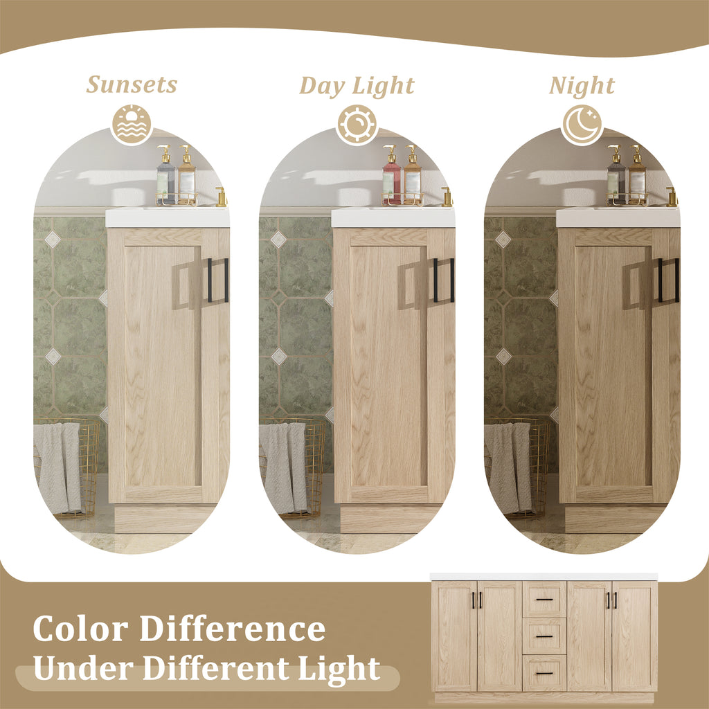 [variant:N848P000035N] Double-Sink Bathroom Vanity with Storage – 59-Inch image 16