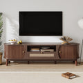 [variant:N875P278398N] Rattan TV Stand with Sliding Door – 65-Inch image 1