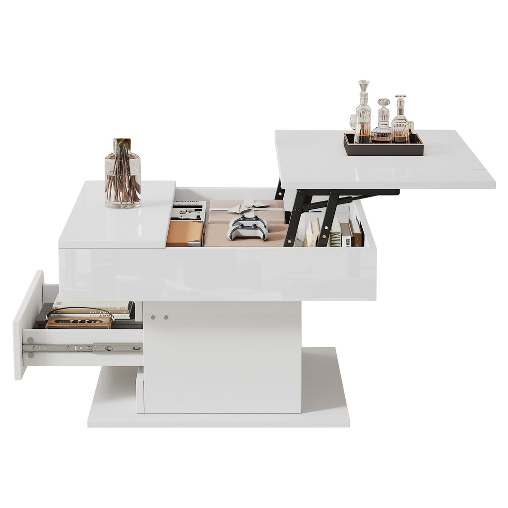 [variant:N892P423296W] 360° Rotating Lift-Top Coffee Table with Drawer image 42