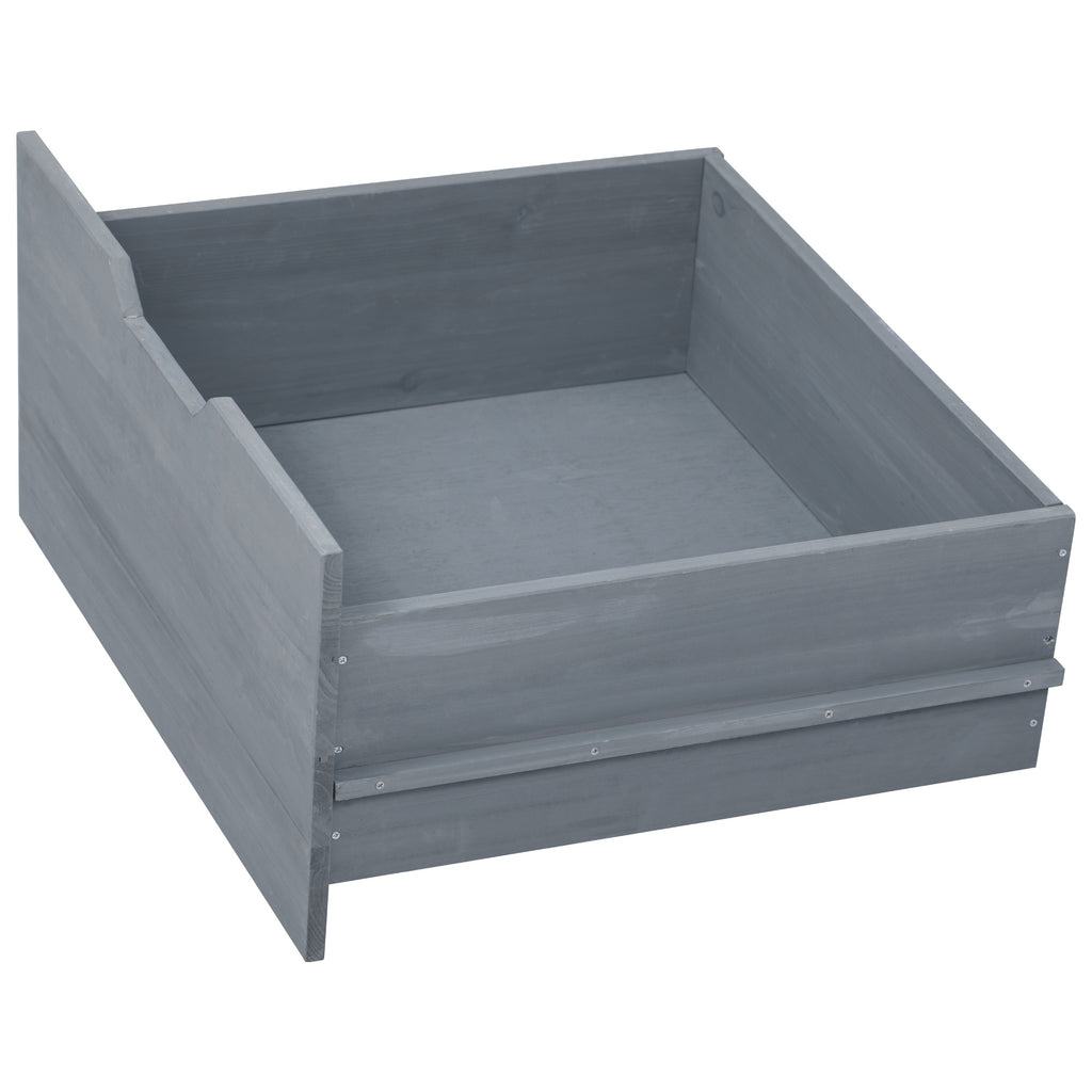 [variant:N853P386132G] Outdoor Grill Cart for 21–22-Inch Kamado Grills – Gray and Blue, 66.5-Inch image 23