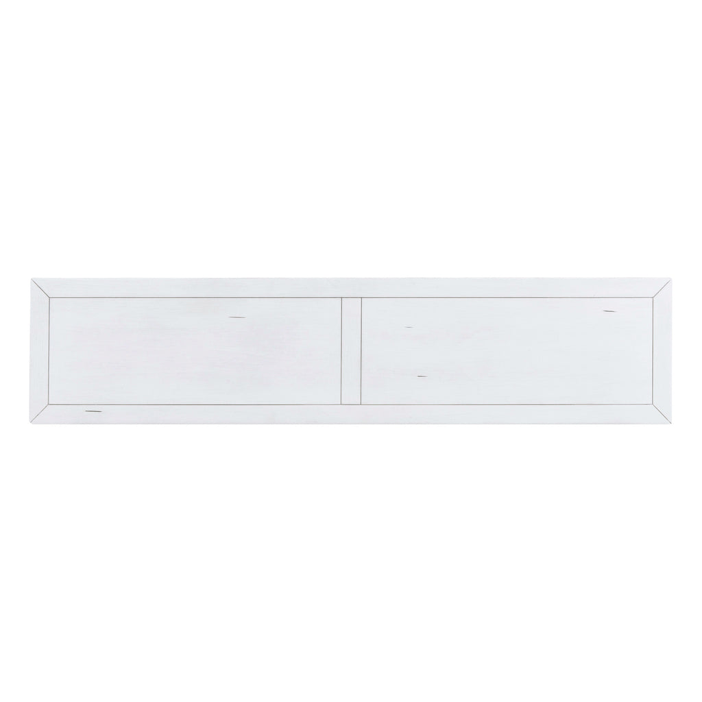 [variant:N852P245606K] Console Table with Drawers & Bottom Shelf – Antique White image 19