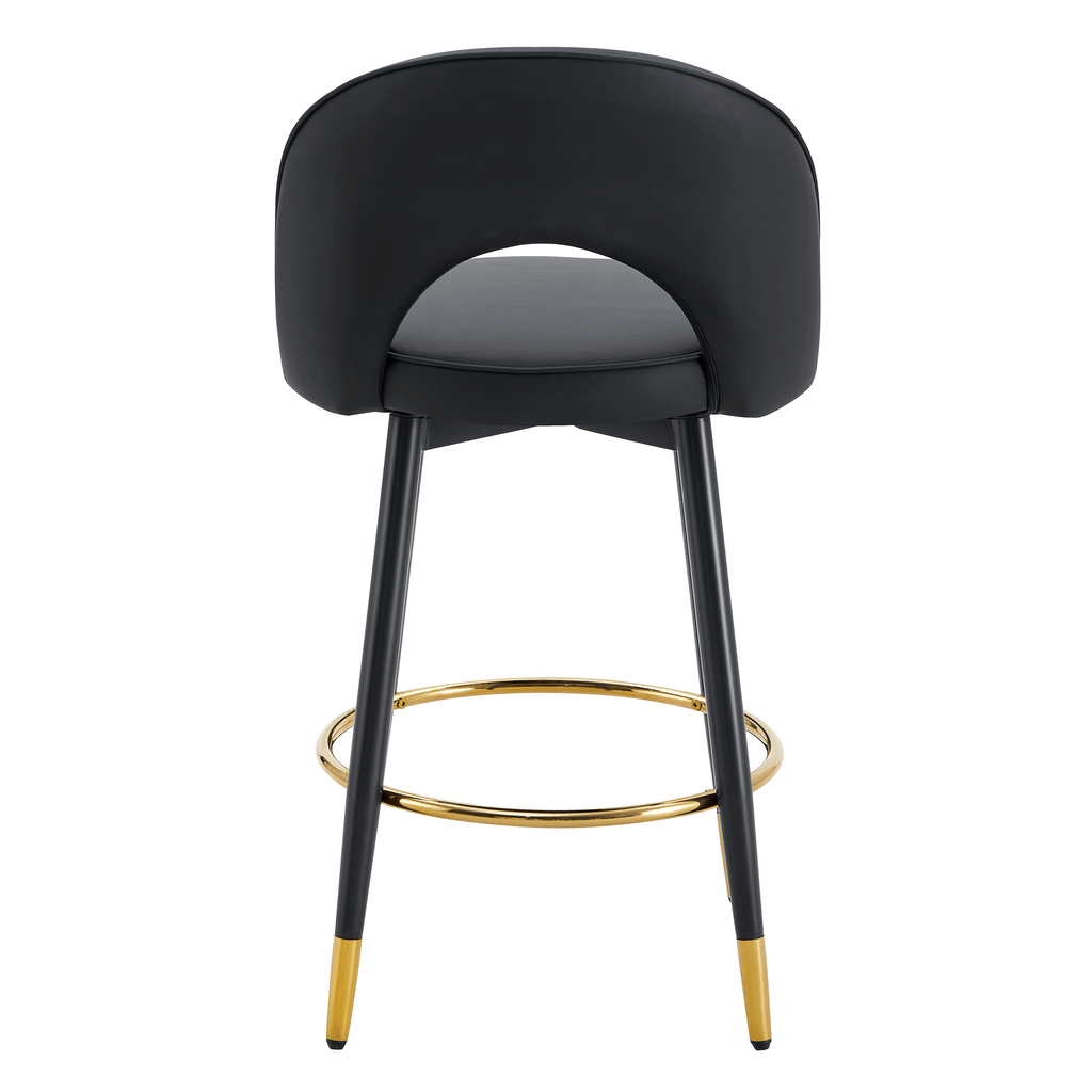 [variant:W3806P404776] 360° Swivel PU Leather Bar Stools – Set of 2 image 26