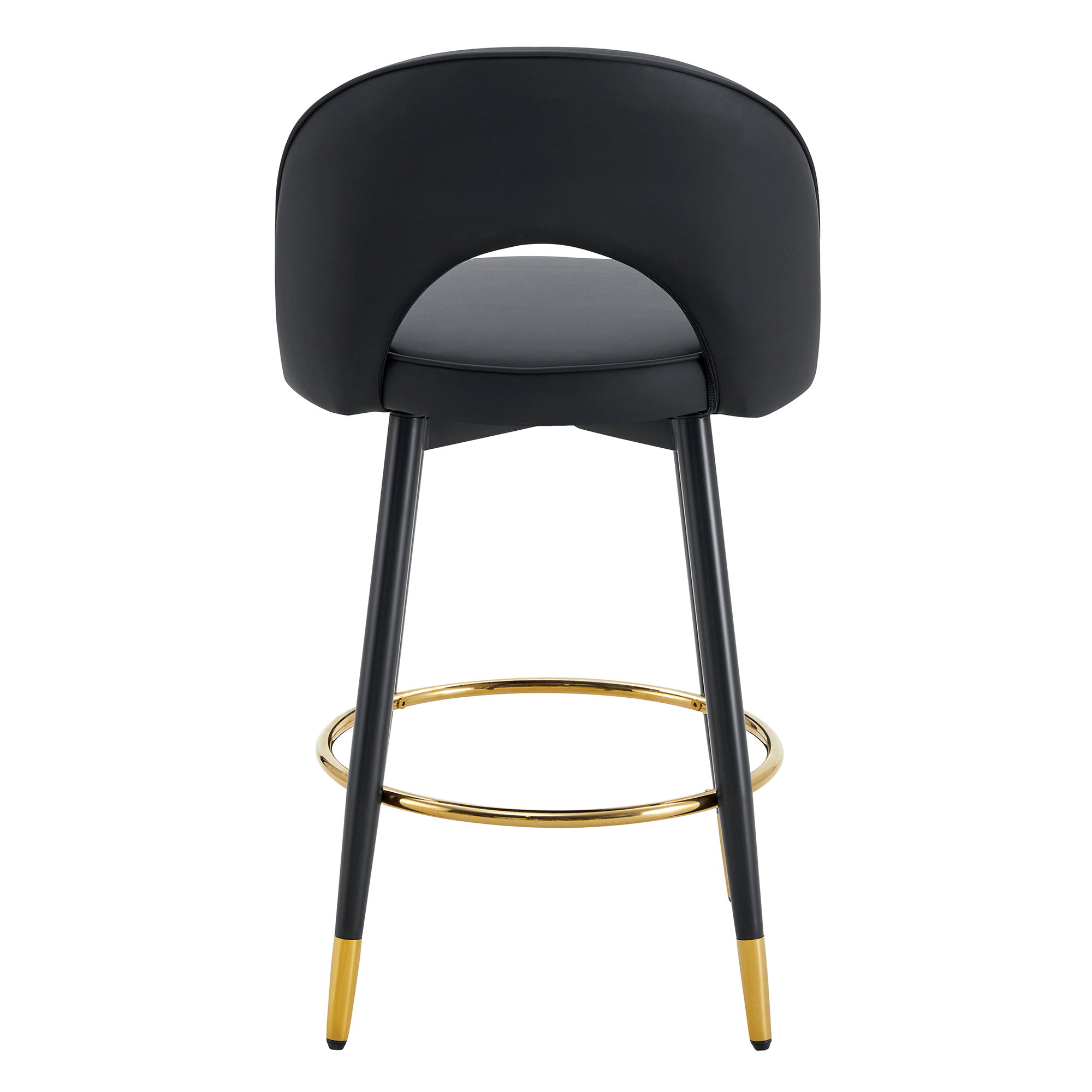 [variant:W3806P404776] 360° Swivel PU Leather Bar Stools – Set of 2 image 26