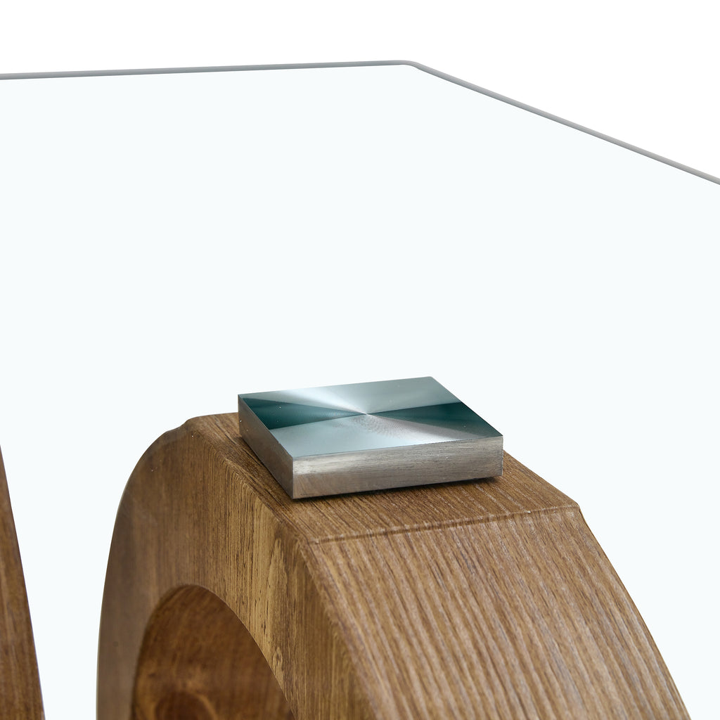 [variant:W3806P439658] Double-Ring Glass Coffee Table image 23