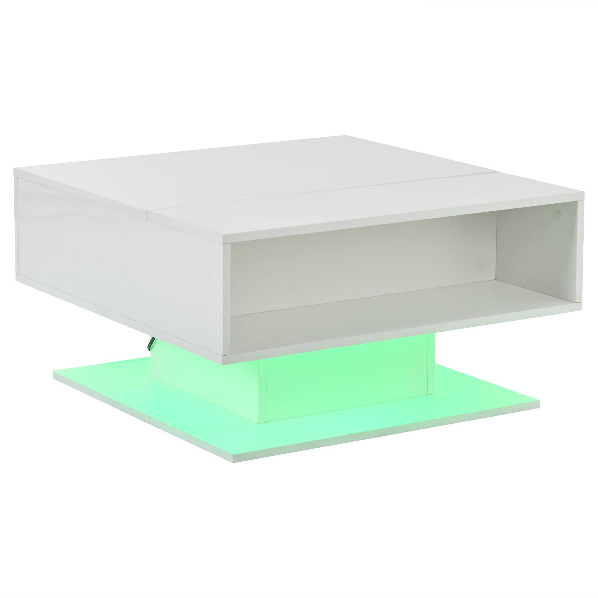 [variant:N892P428789W] High-Gloss Hydraulic Lift Coffee Table with Storage image 13