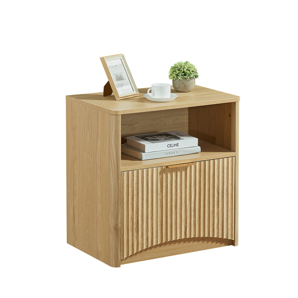 [variant:W5078P443398] Set of 2 Fluted Nightstands with Gold Handles image 12