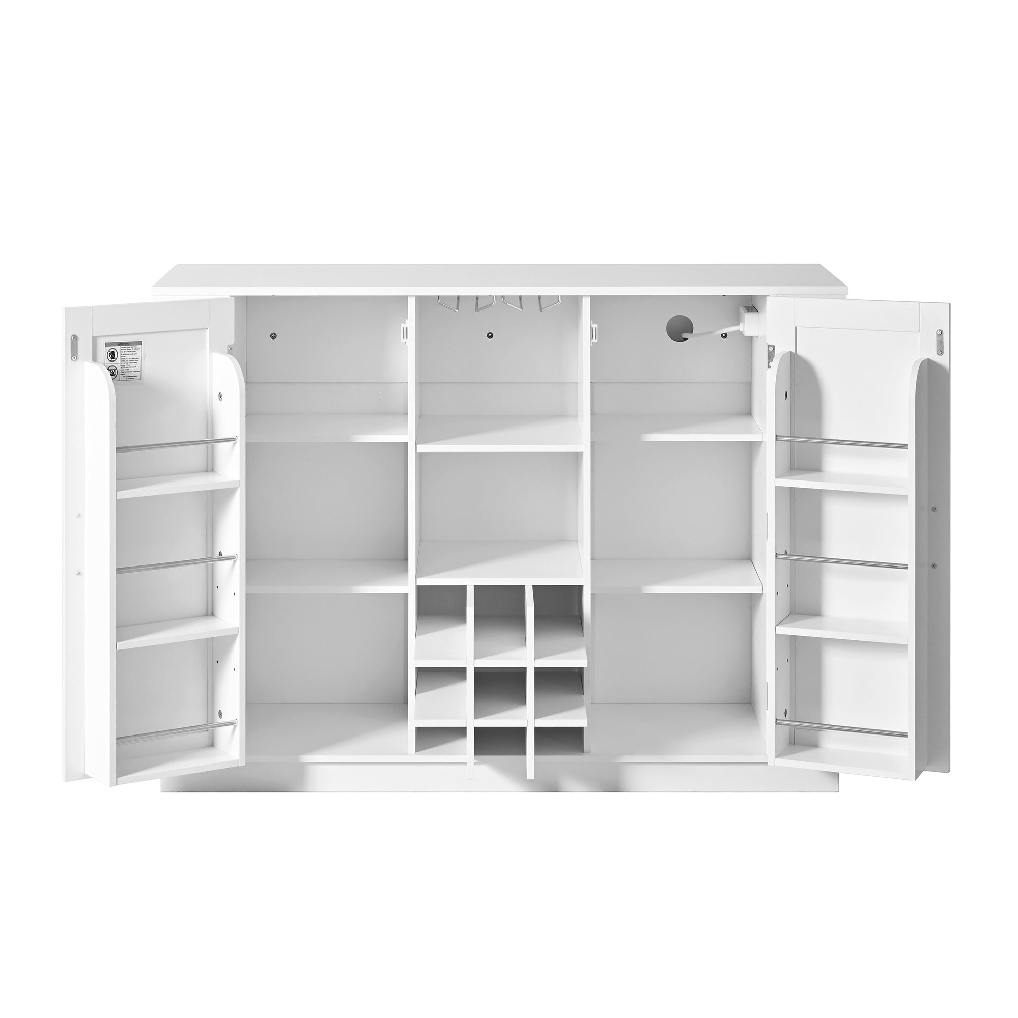 [variant:N889P443148K] Foldable-Top Bar Cabinet with Power Outlet – 47-Inch image 11