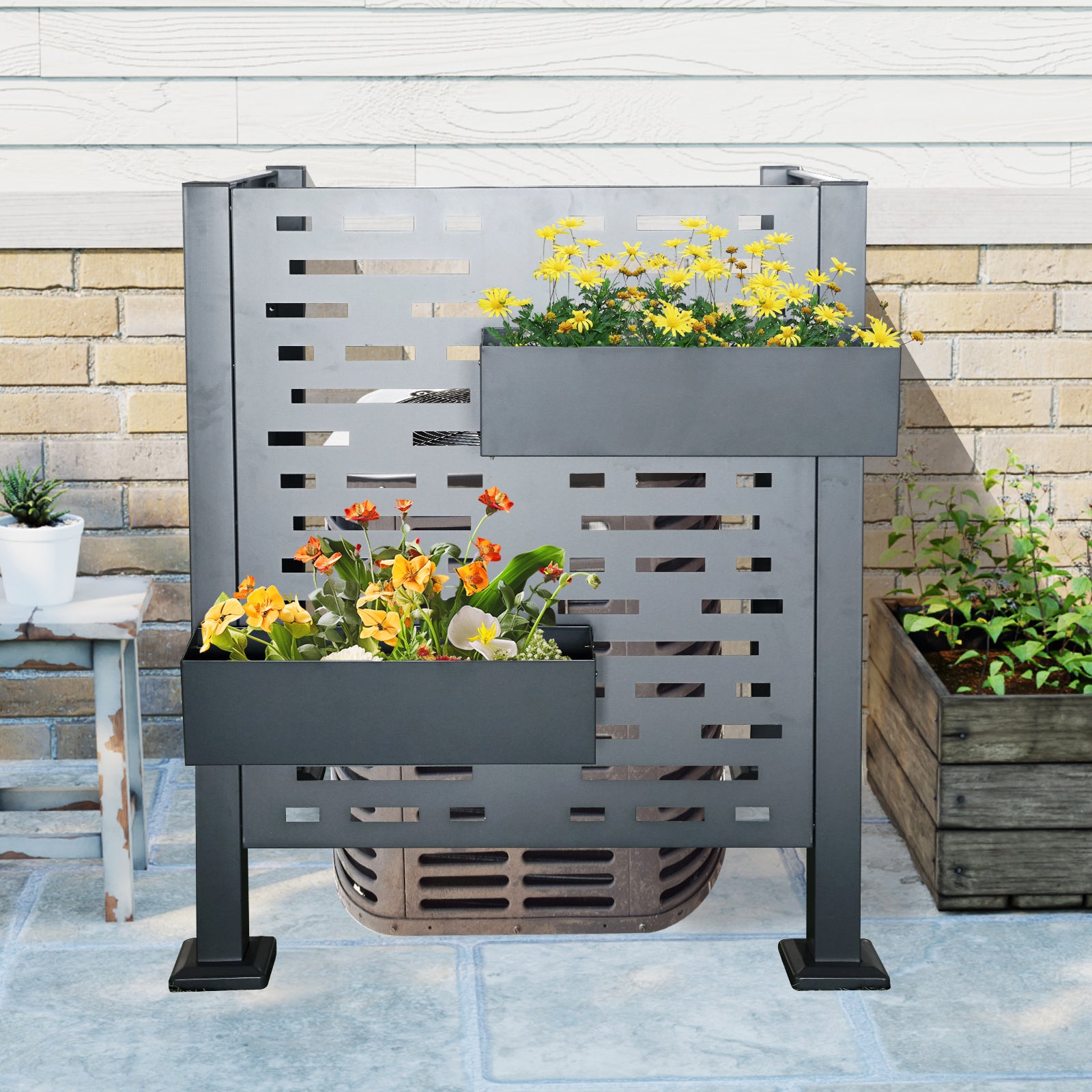 [variant:W540P199946] Outdoor Air Conditioner Privacy Fence – 3 × 3 ft image 2