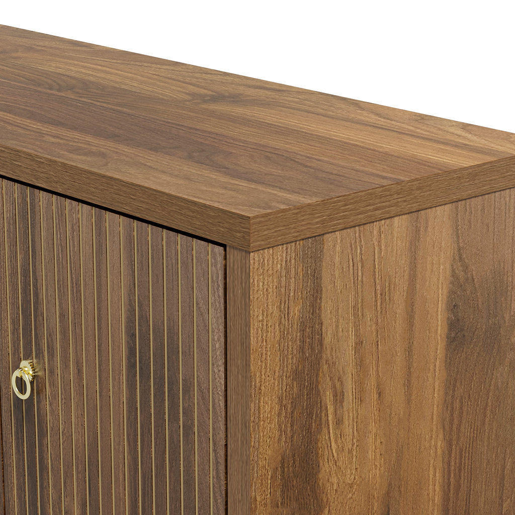 [variant:GA0002N] Fluted 4-Door Sideboard – Walnut image 14