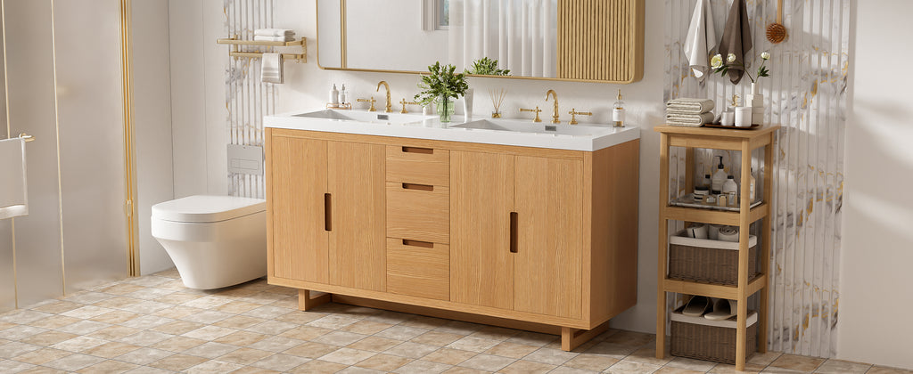 [variant:N848P000022N] Double-Sink Bathroom Vanity with SMC Sink – 59.3-Inch image 27