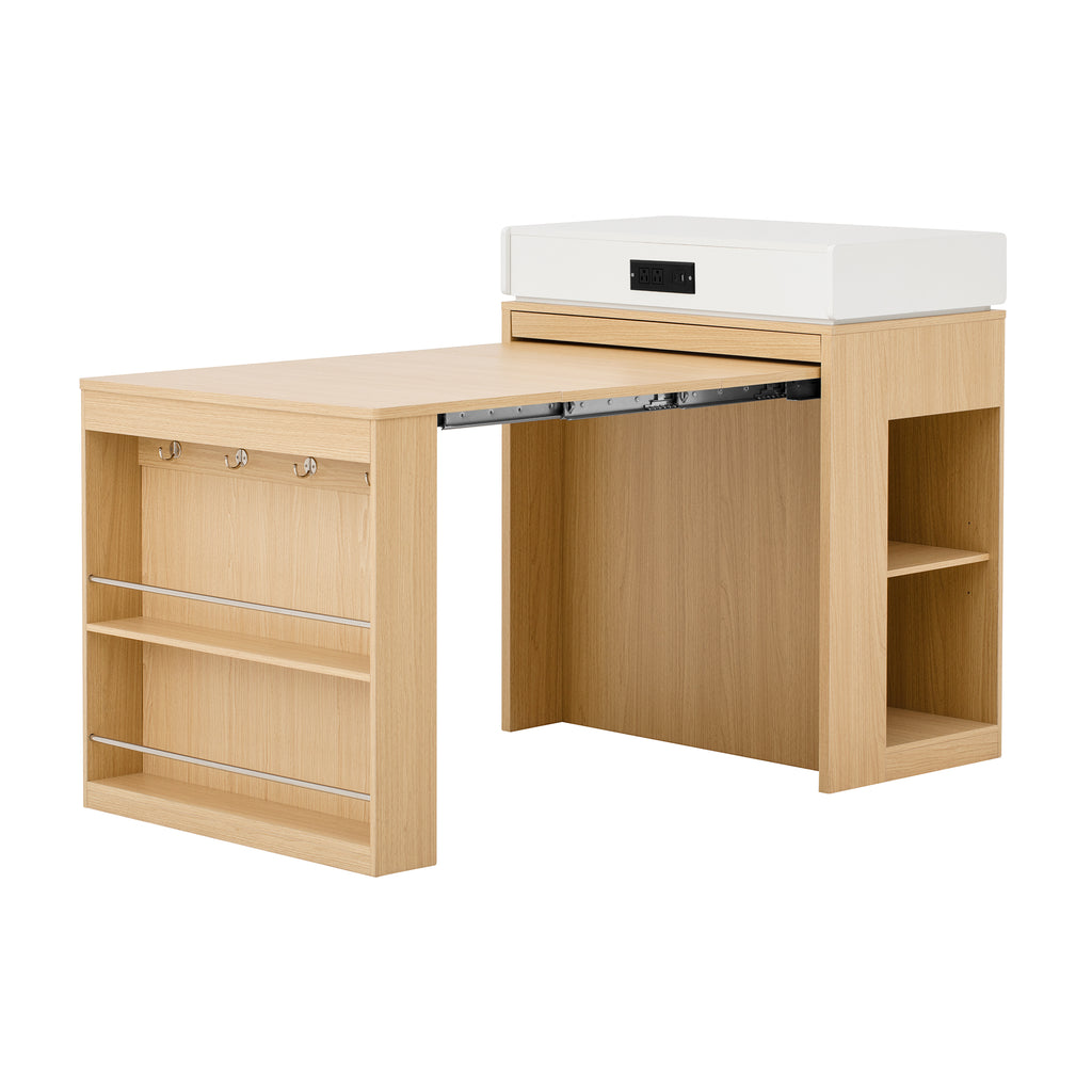 [variant:XW000028AAN-CA] Rolling Kitchen Island with Extendable Table image 39