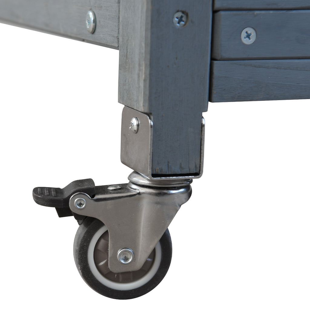 [variant:N853P386121G] Rolling Outdoor Potting Bench with Stainless Steel Top image 50
