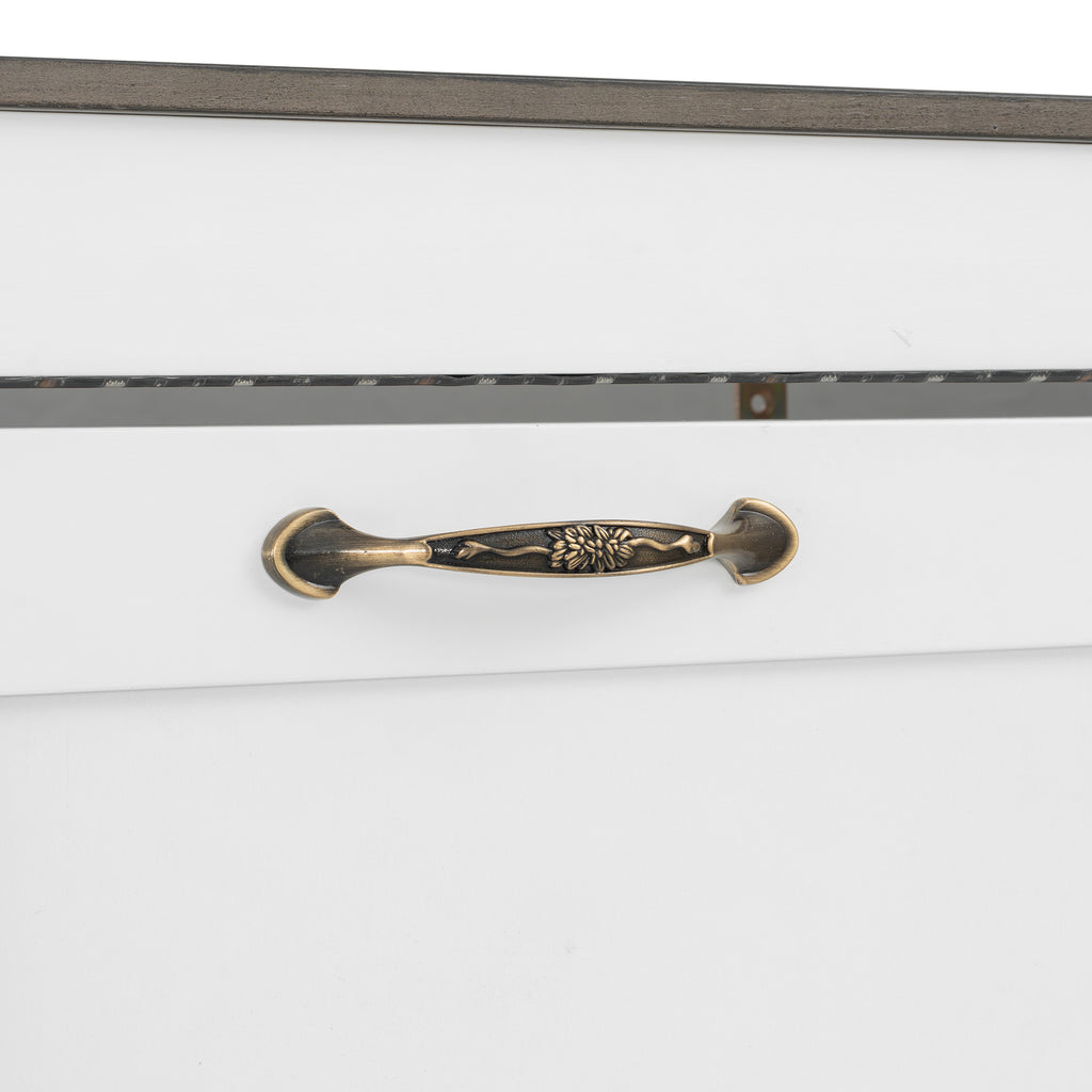 [variant:N8470004035K-1] Queen LED Murphy Bed Cabinet – White and Brown image 14