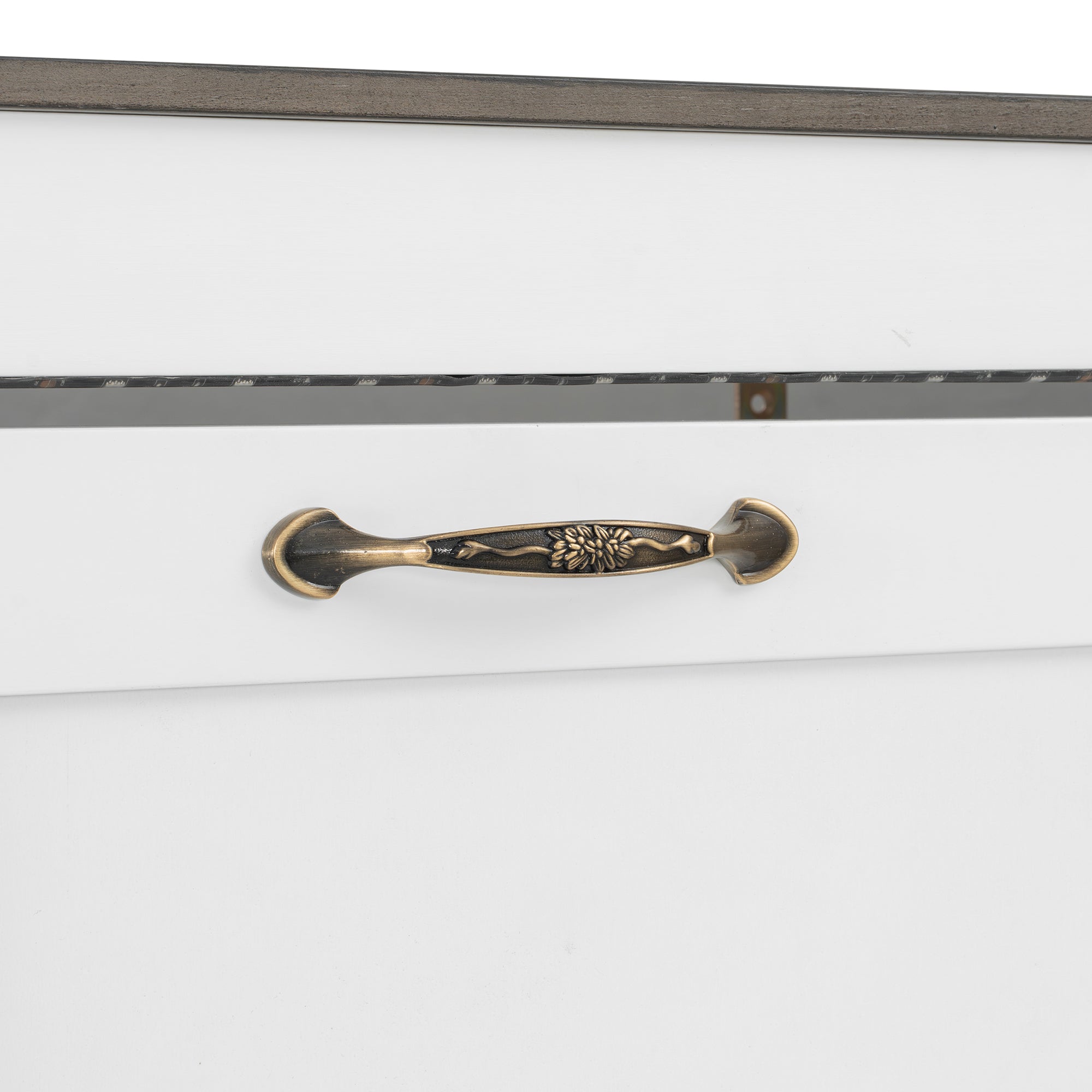 [variant:N8470004035K-1] Queen LED Murphy Bed Cabinet – White and Brown image 14