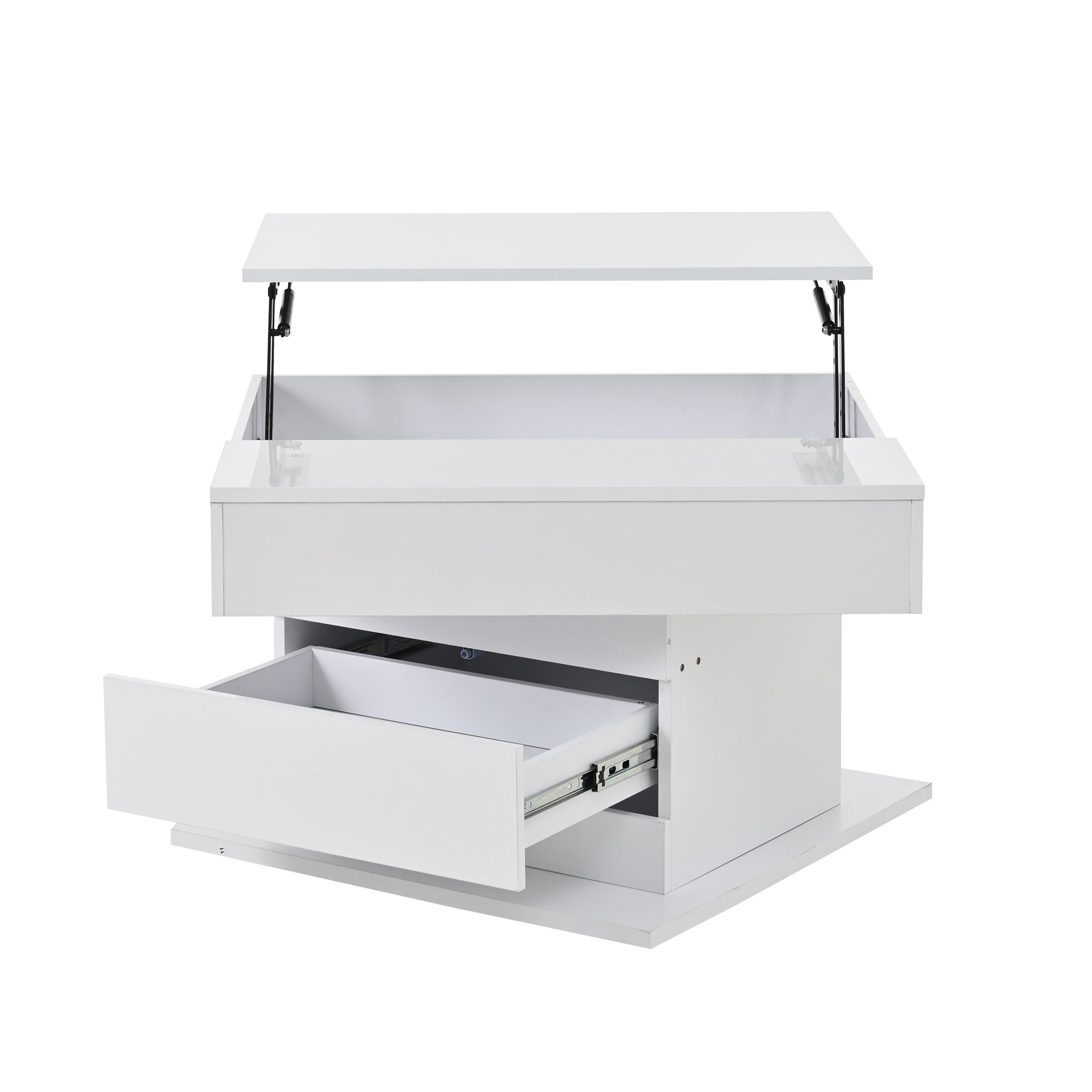 [variant:N892P423296W] 360° Rotating Lift-Top Coffee Table with Drawer image 12