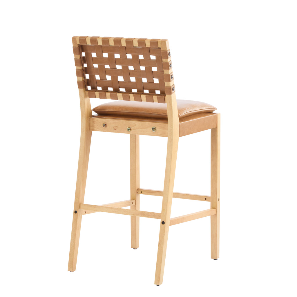 [variant:N897P439537B-S4] Rieti Woven-Back Bar Stools – Set of 4 image 9