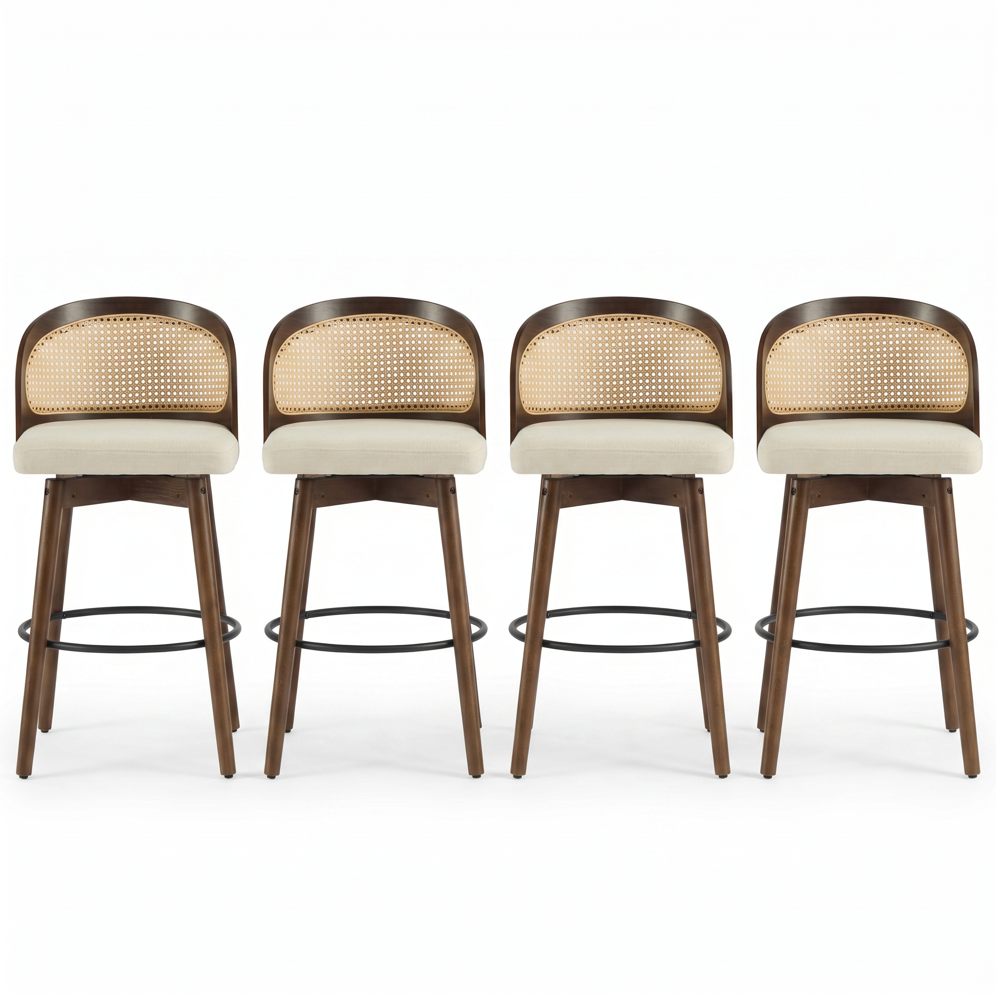 [variant:N897P439513W-S4] Como Swivel Counter Stools – Set of 4 image 3
