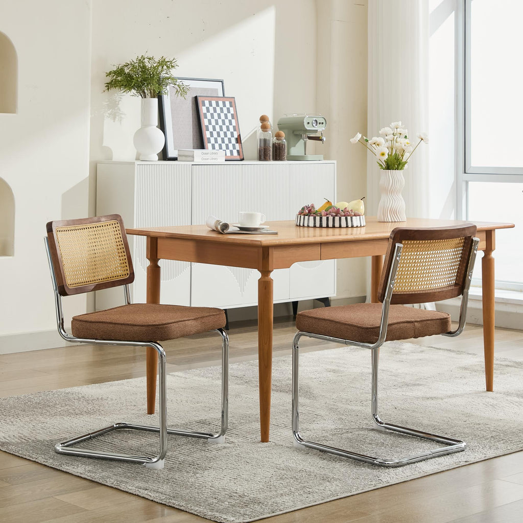 Coffee Rattan-Back Dining Chairs – Set of 2 — [variant:W5755P512975] Rattan-Back Dining Chairs – Set of 2 image 18