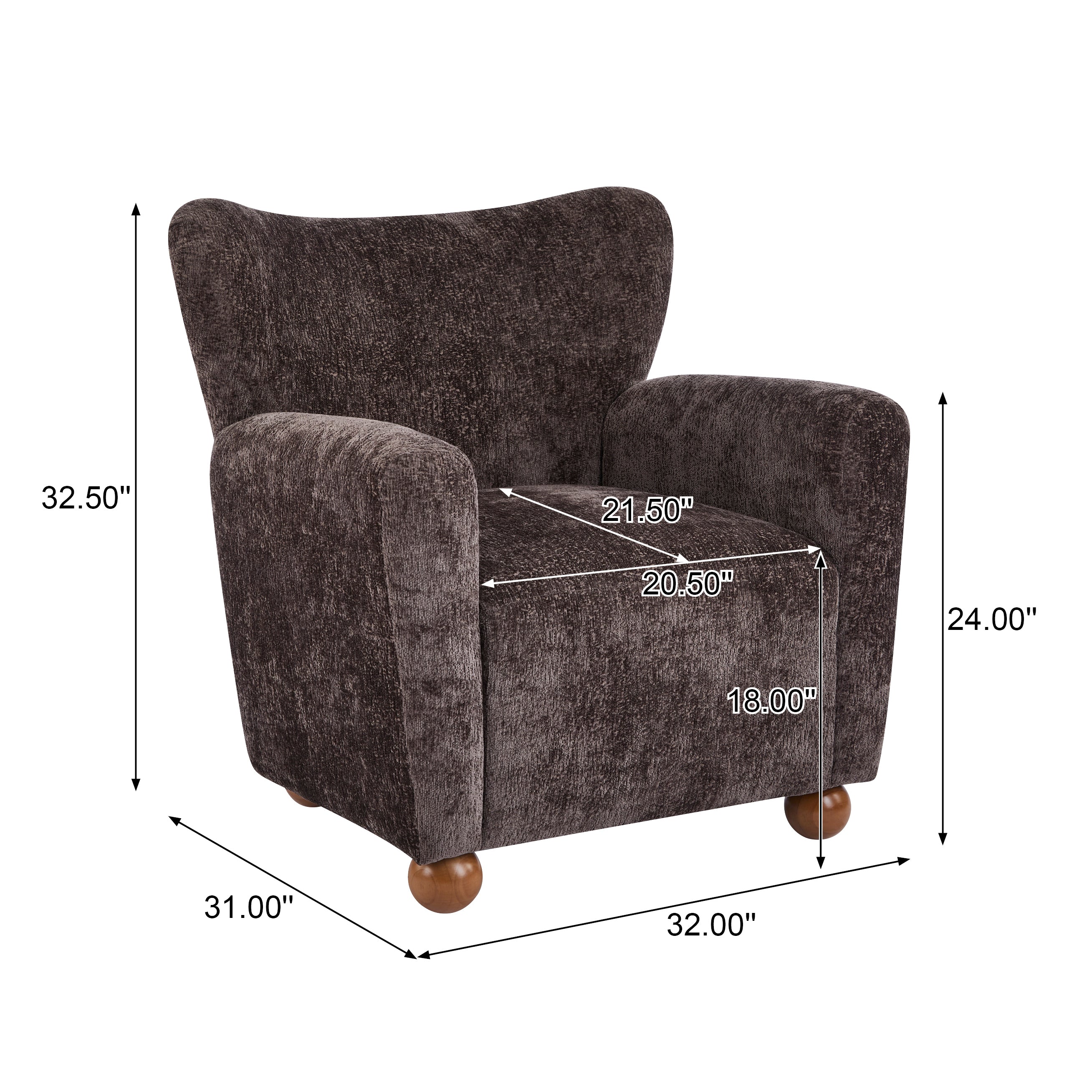 [variant:N898P443847D] Cozy Armchair image 11