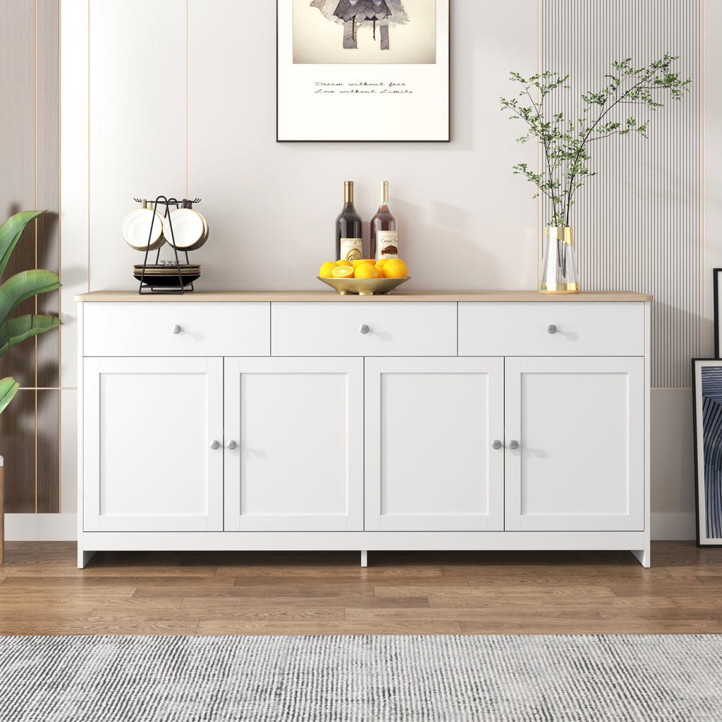 [variant:GA0017W] White / Wood Tone image 5