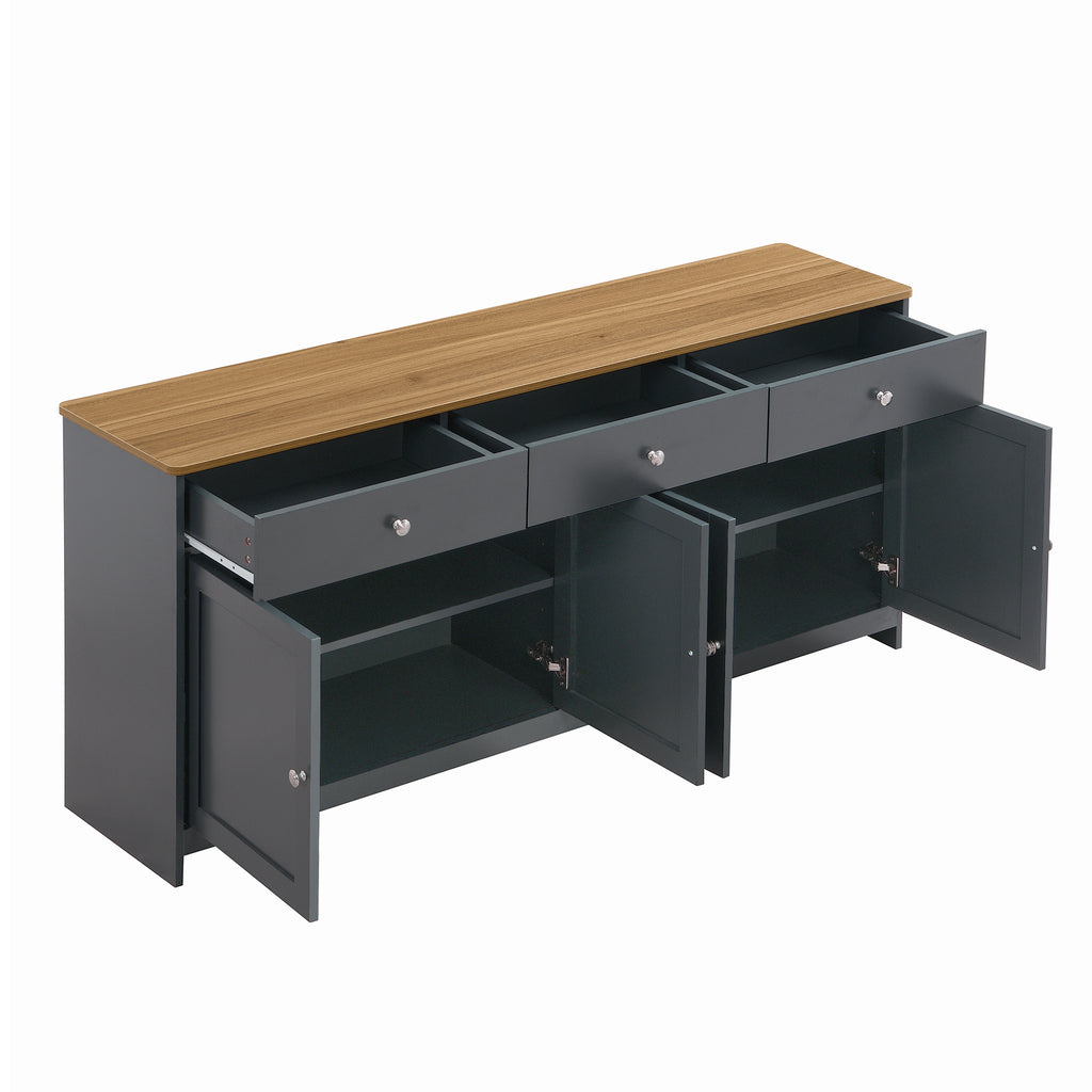 [variant:GA0017B] Gray-Black / Wood Tone image 2
