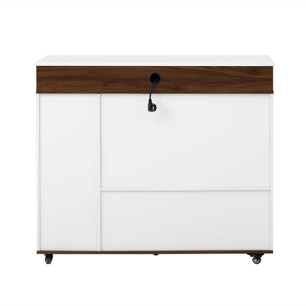 [variant:XW000029AAD-CA] Creamy White,Walnut image 24