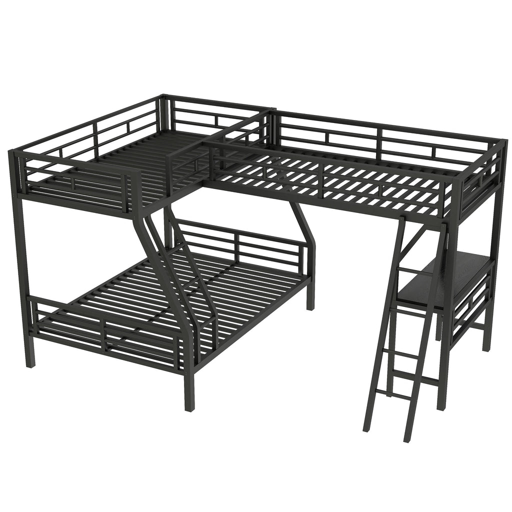 [variant:N8470000606B] Twin-over-Full Bunk and Twin Loft Bed with Desk image 18