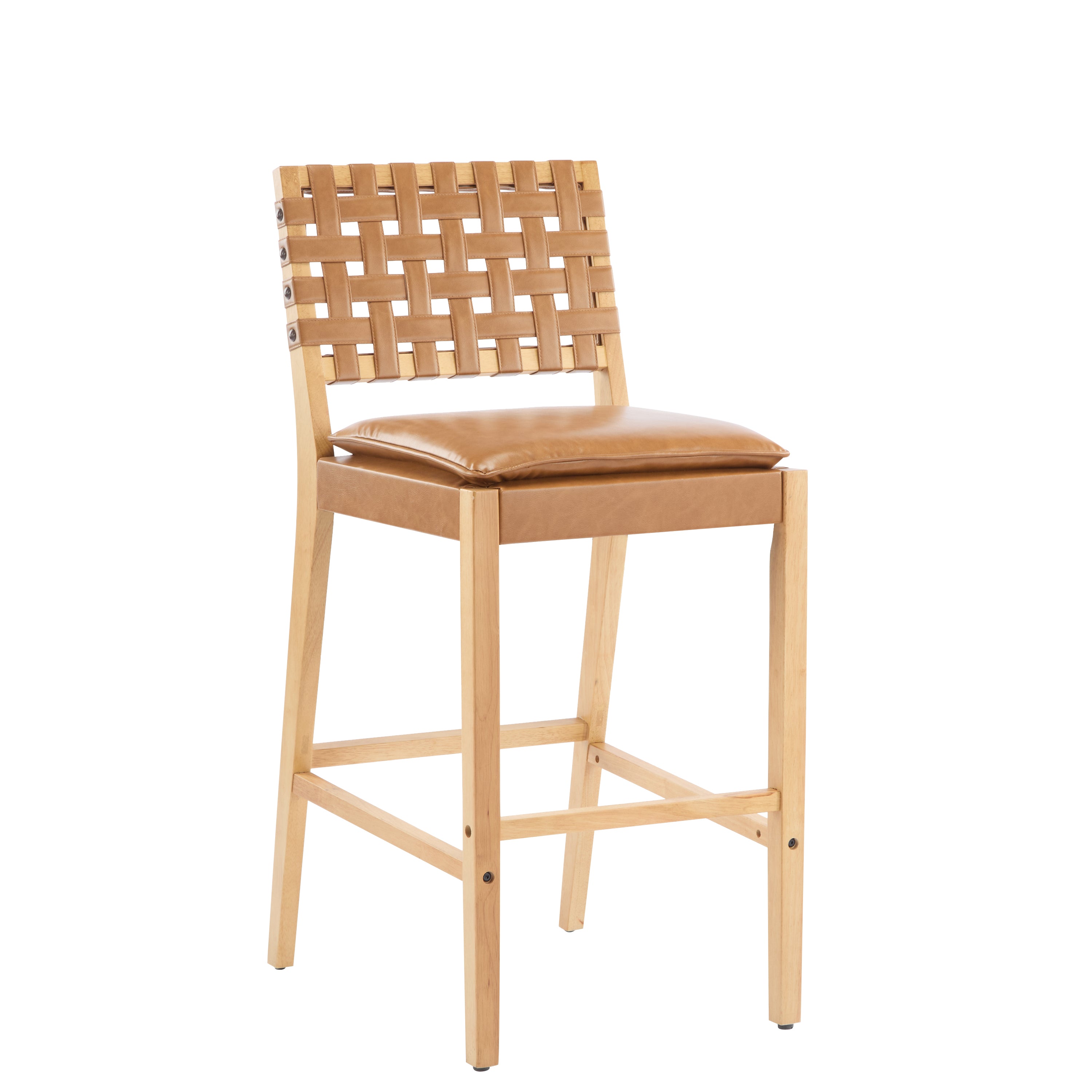 [variant:N897P439537B-S4] Rieti Woven-Back Bar Stools – Set of 4 image 6
