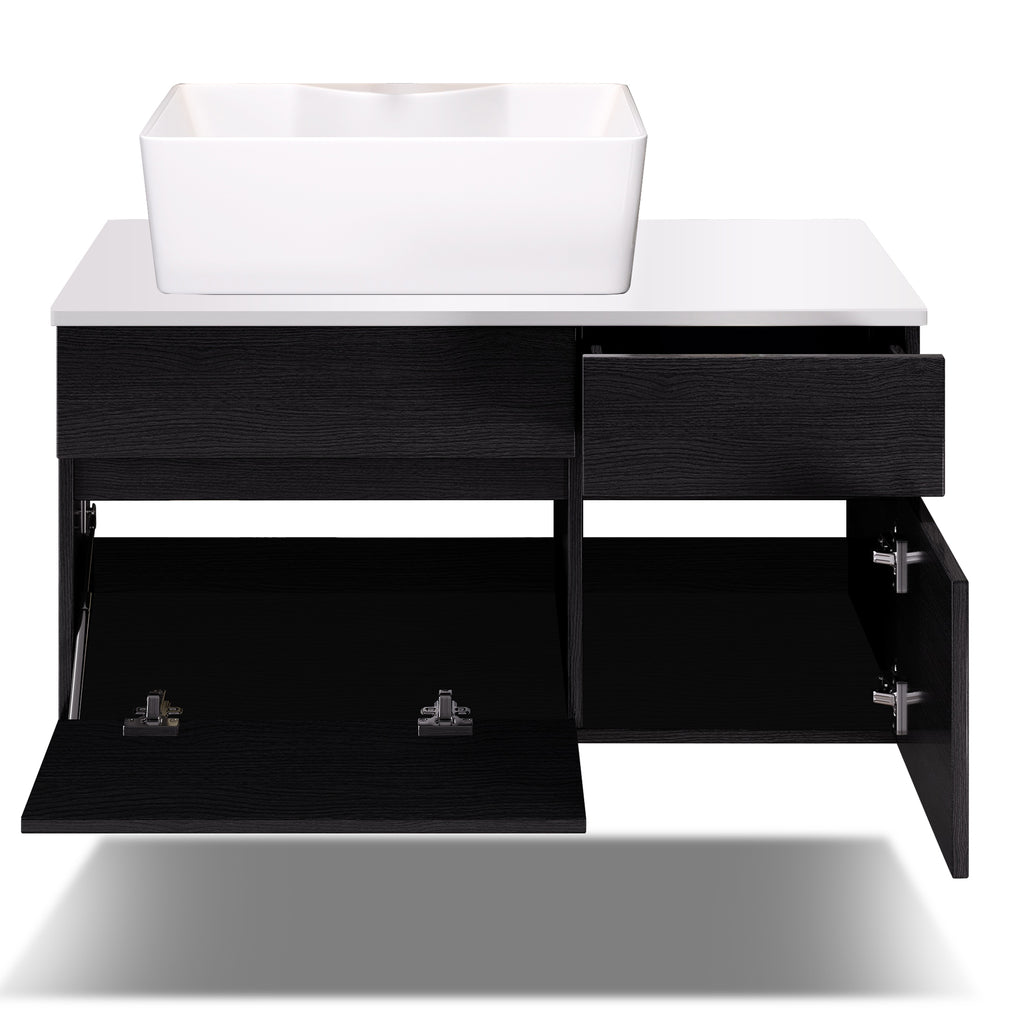 [variant:W5307S00008] Floating Bathroom Vanity with Ceramic Sink – 31.5-Inch image 9