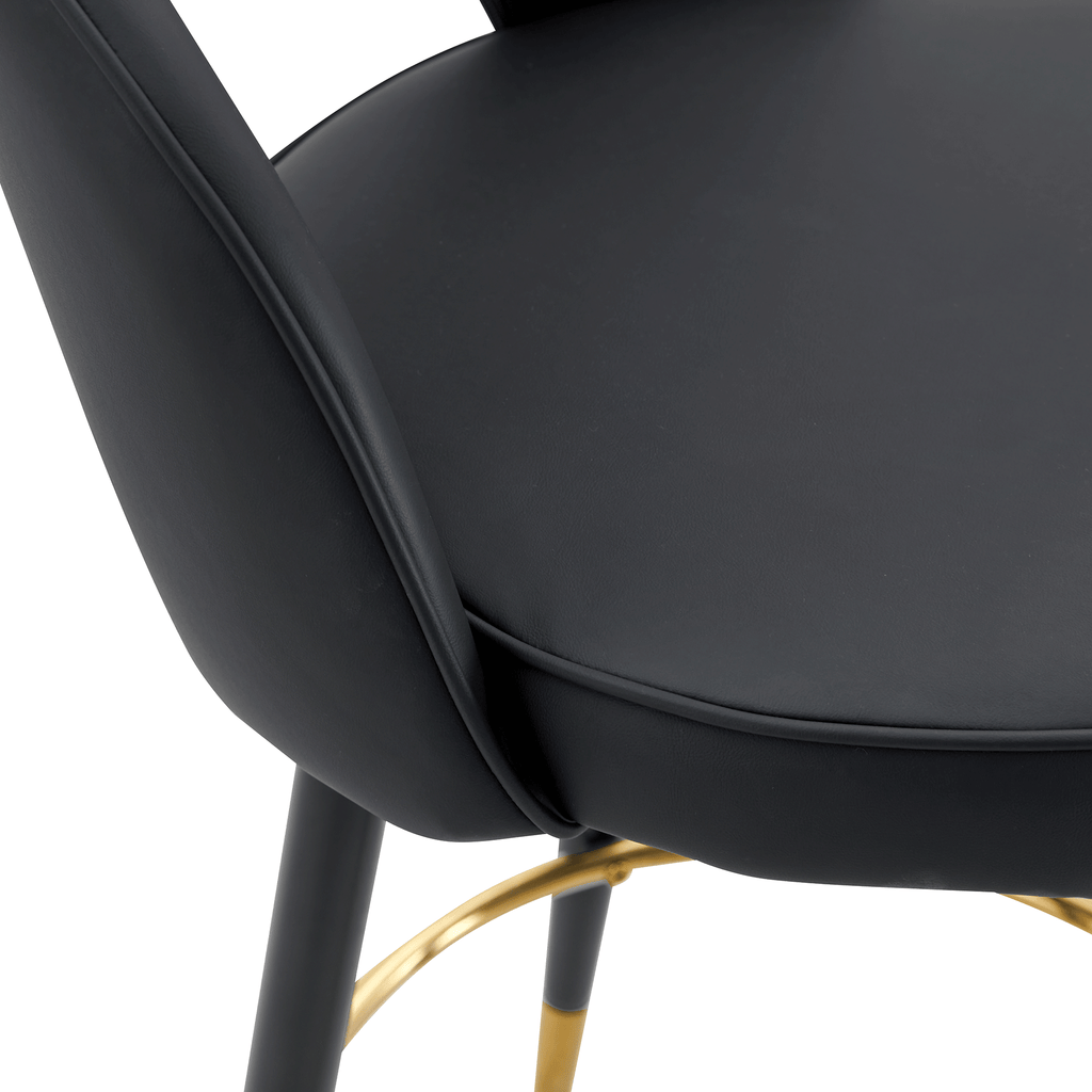 [variant:W3806P404776] 360° Swivel PU Leather Bar Stools – Set of 2 image 16