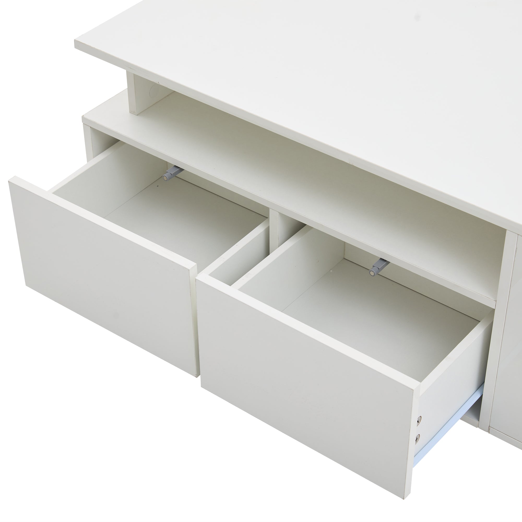 [variant:N892P428788W] High-Gloss LED Coffee Table with Open Storage image 35