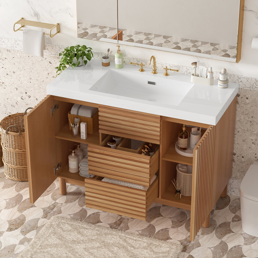 [variant:N729P000036N] Bathroom Vanity with SMC Sink – 47.2-Inch image 12