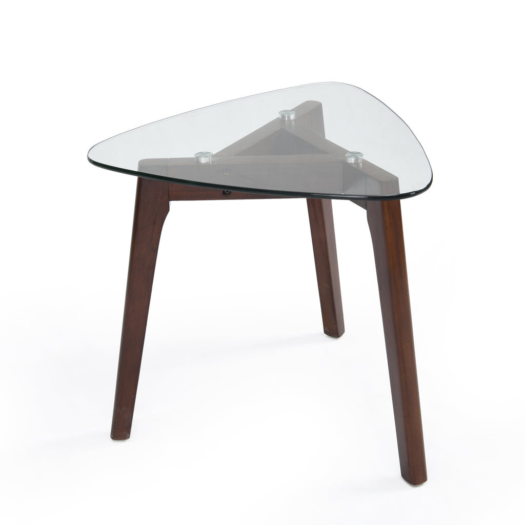 [variant:N872P268275T] Triangular Glass-Top Side Table – Walnut image 3