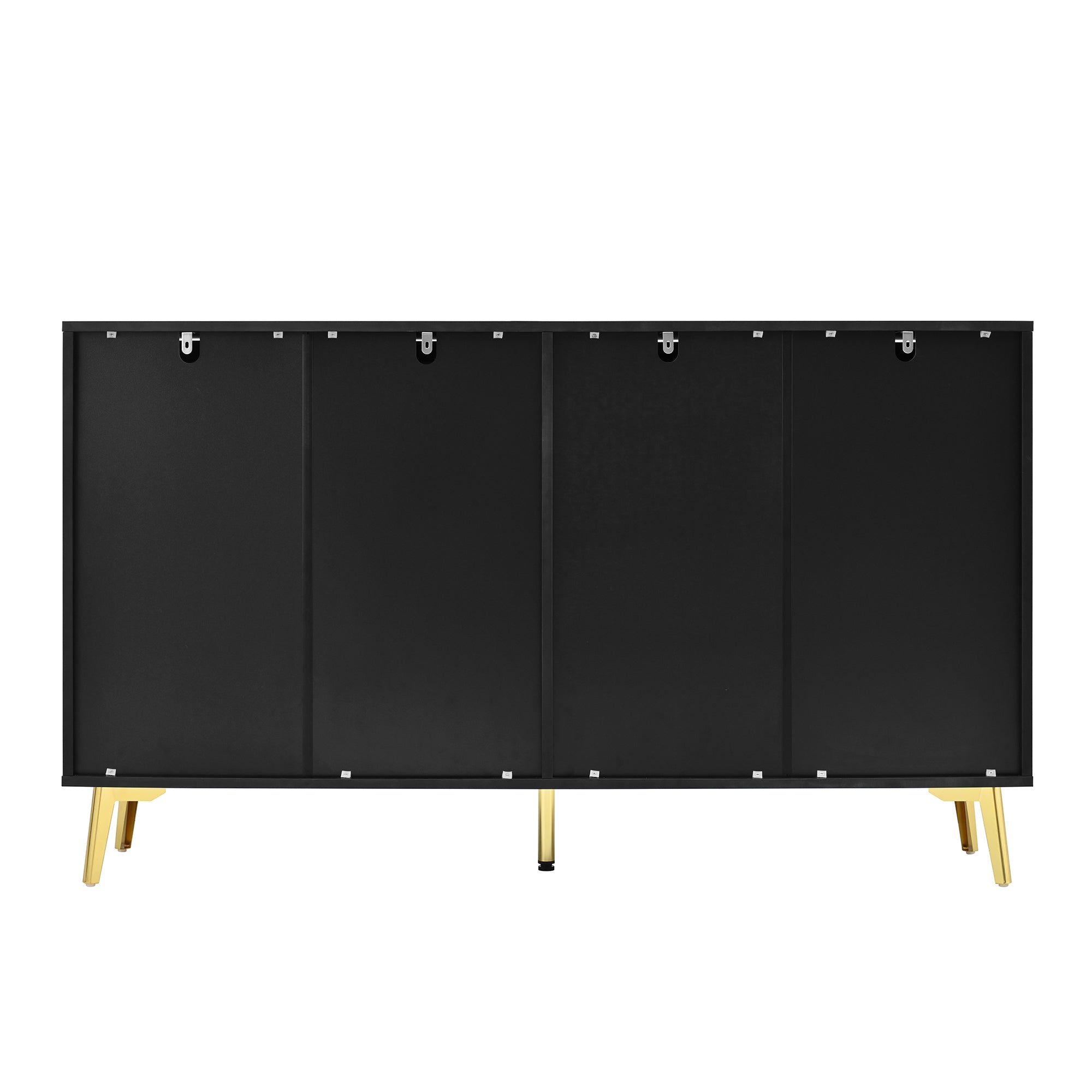 [variant:GA0021S] 4-Door Sideboard with 4 Drawers – Black and Gold image 28