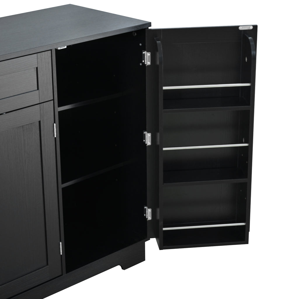 [variant:N889P443144B] Modern 4-Door Sideboard with Drawer image 16