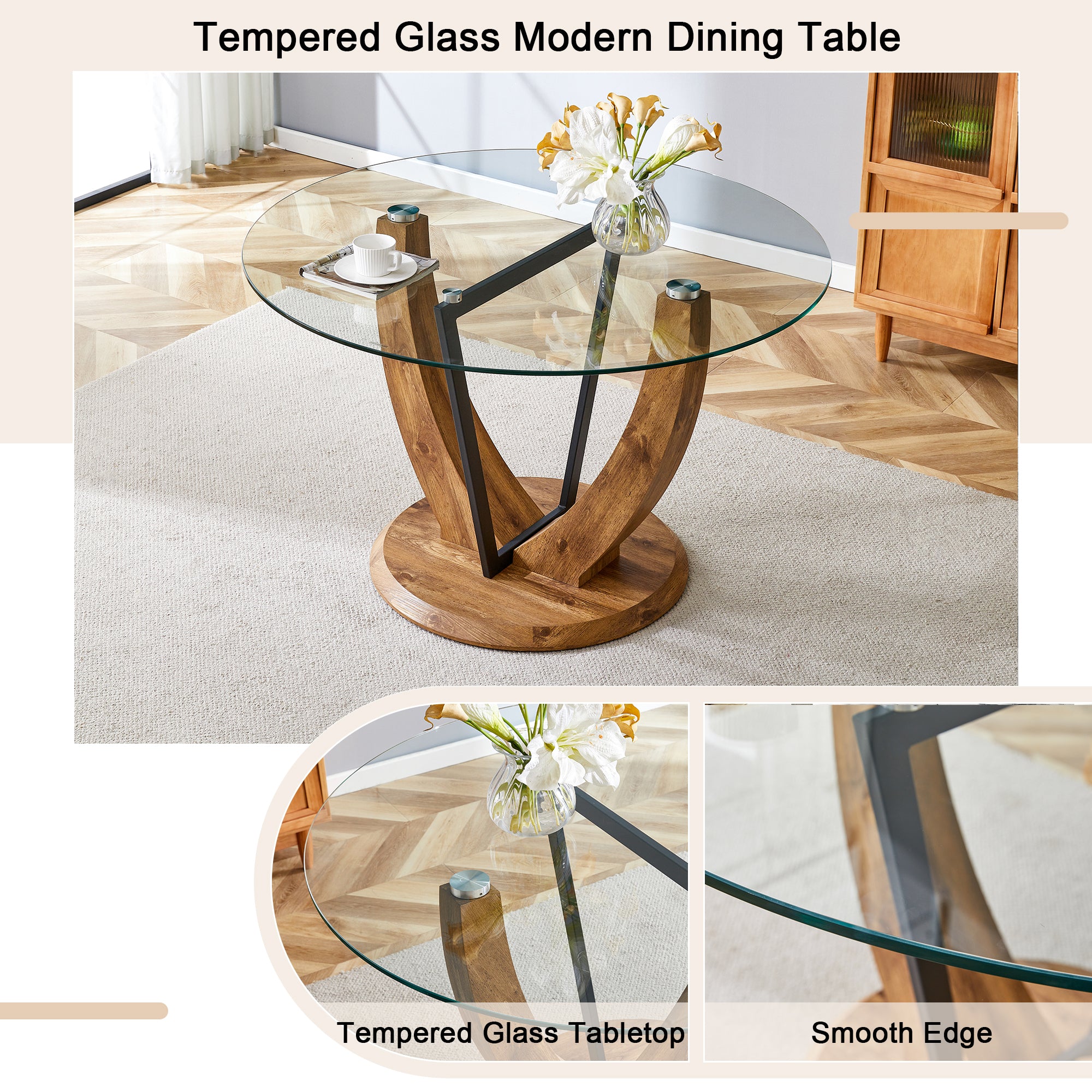 [variant:W3806S00013] Transparent,Wood image 5