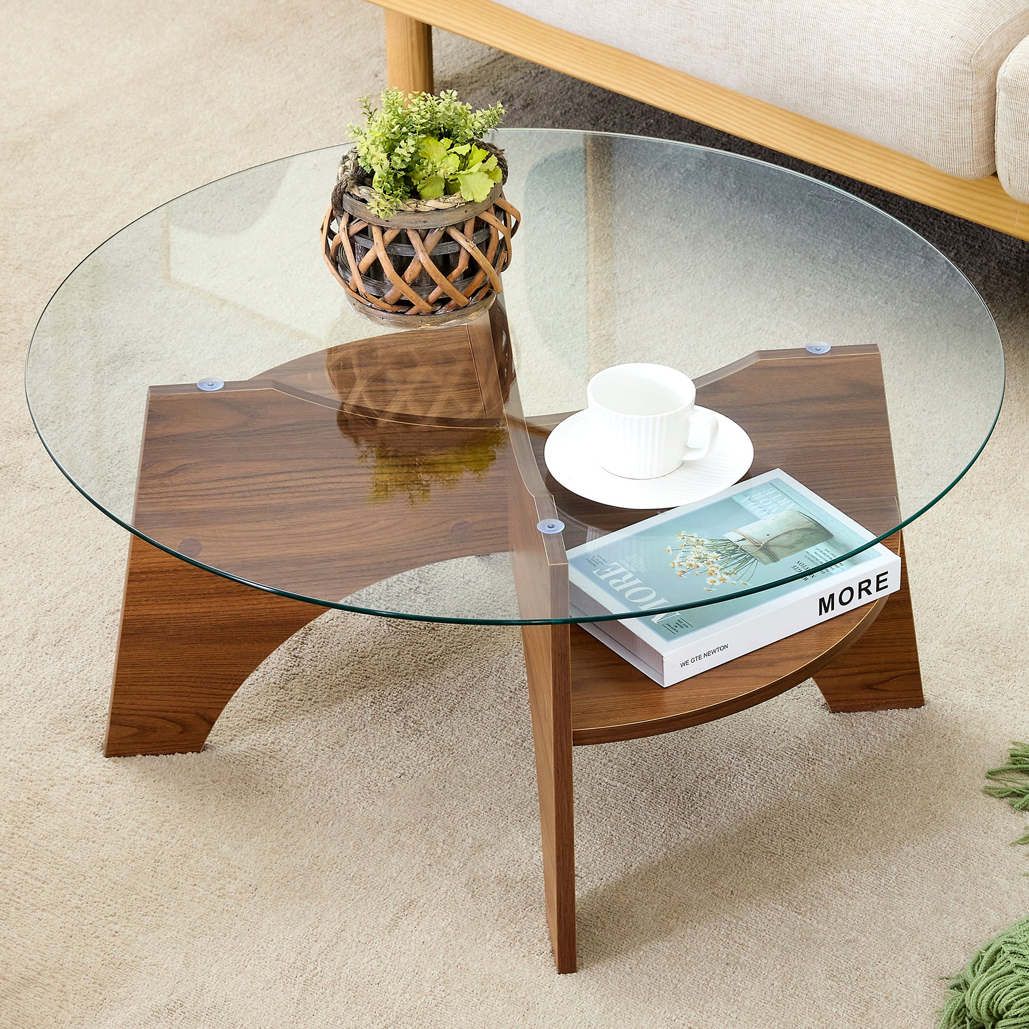 [variant:W3806P404731] Transparent,Walnut image 2