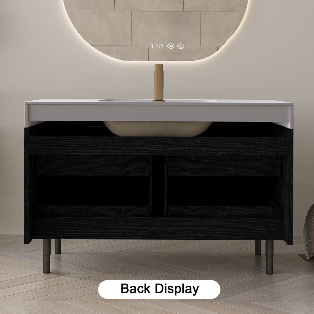 [variant:W5307S00006] Bathroom Vanity with Sintered Stone Top – 35.4-Inch image 7