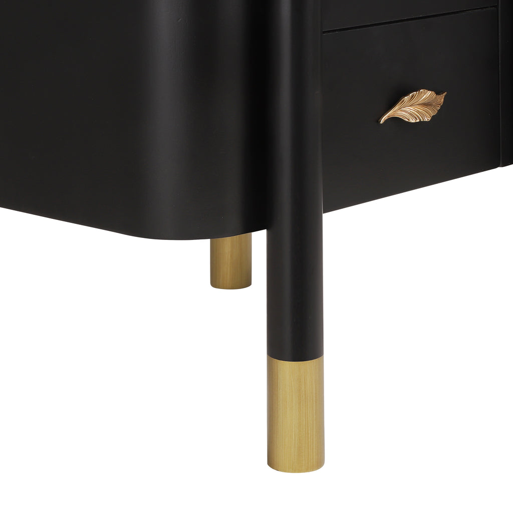 [variant:N856P406687B] Curved 2-Drawer Nightstand with Feather Handles image 15