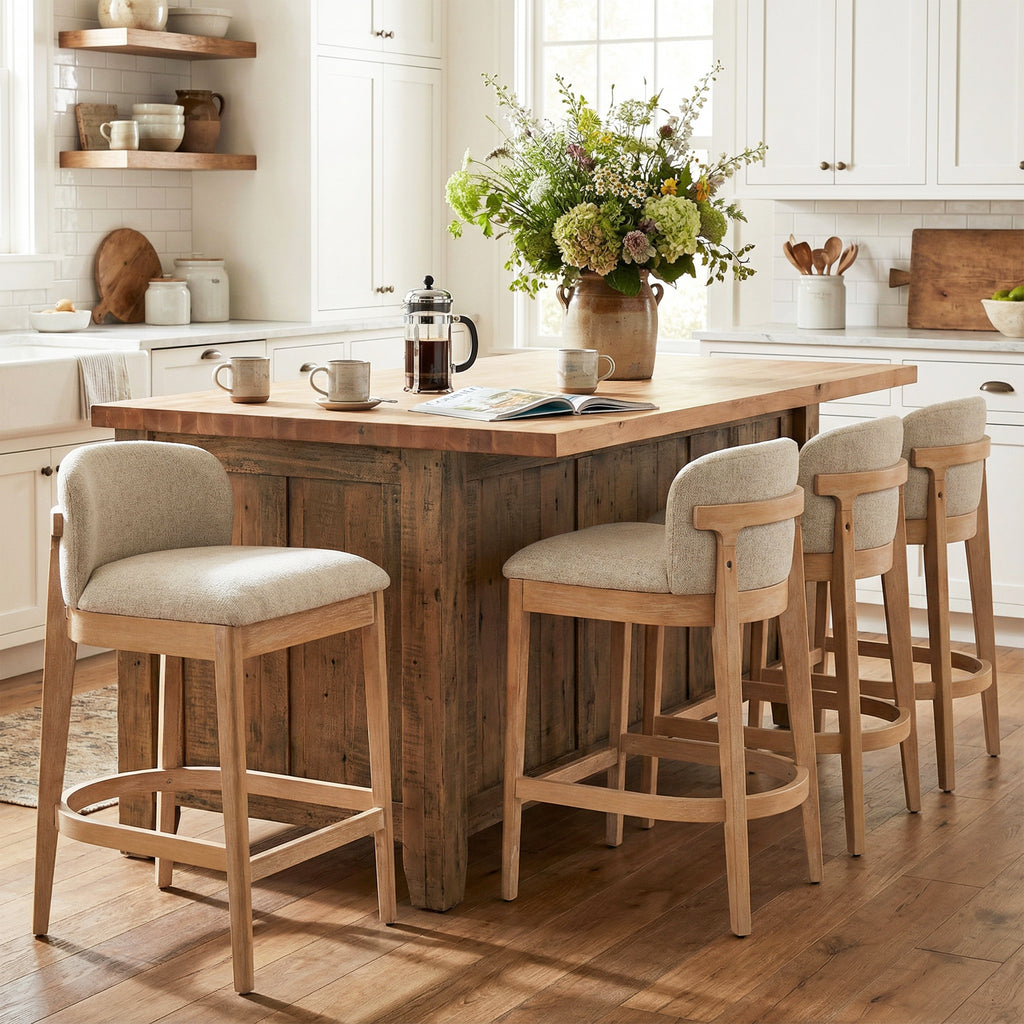 [variant:N897P442125N-S4] Calista Set of 4 Natural Wood Counter Stools image 1