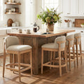 [variant:N897P442125N-S4] Calista Set of 4 Natural Wood Counter Stools image 1