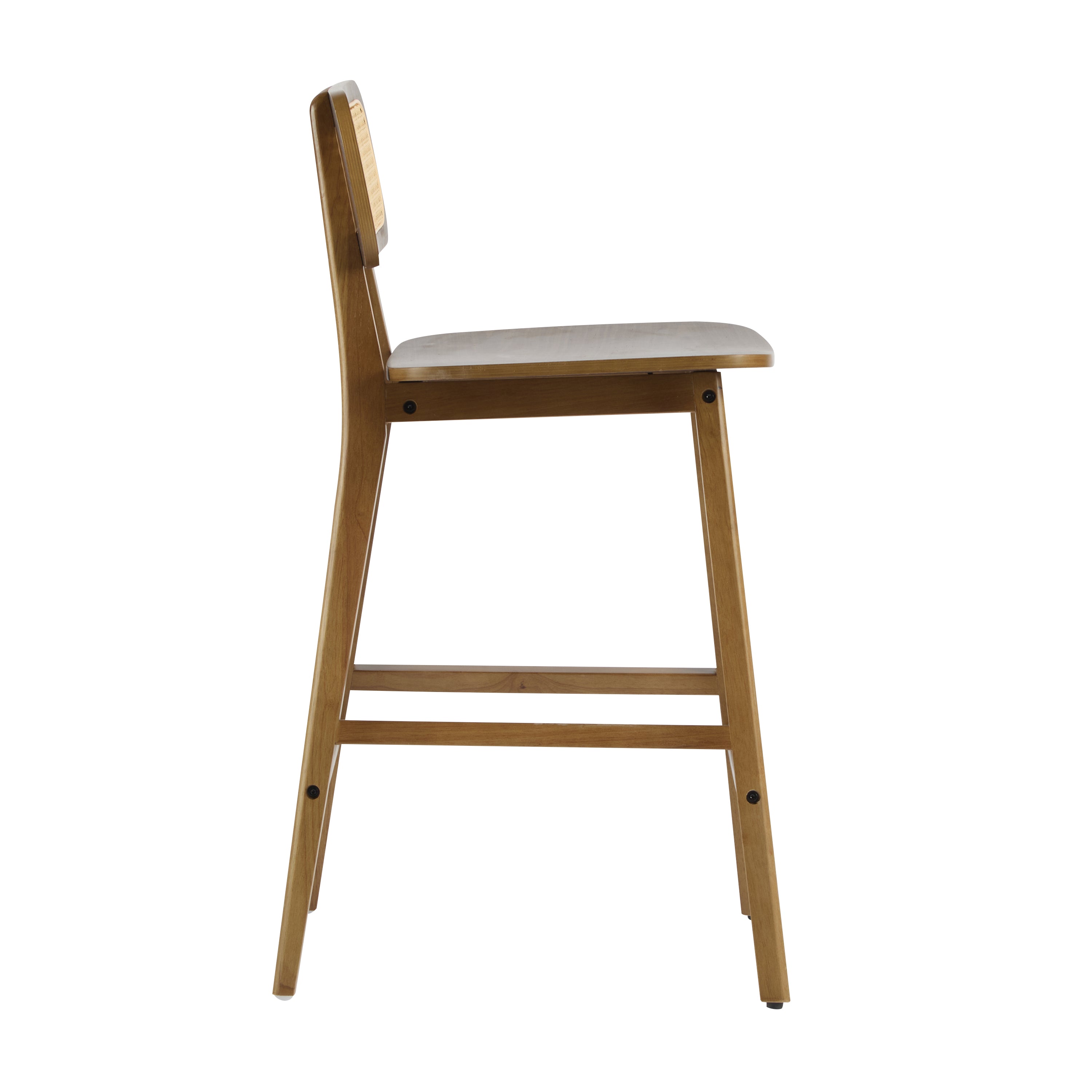 Walnut Rattan Counter Stools – Set of 2 or 4 — [variant:N897P439500W] Walnut image 8