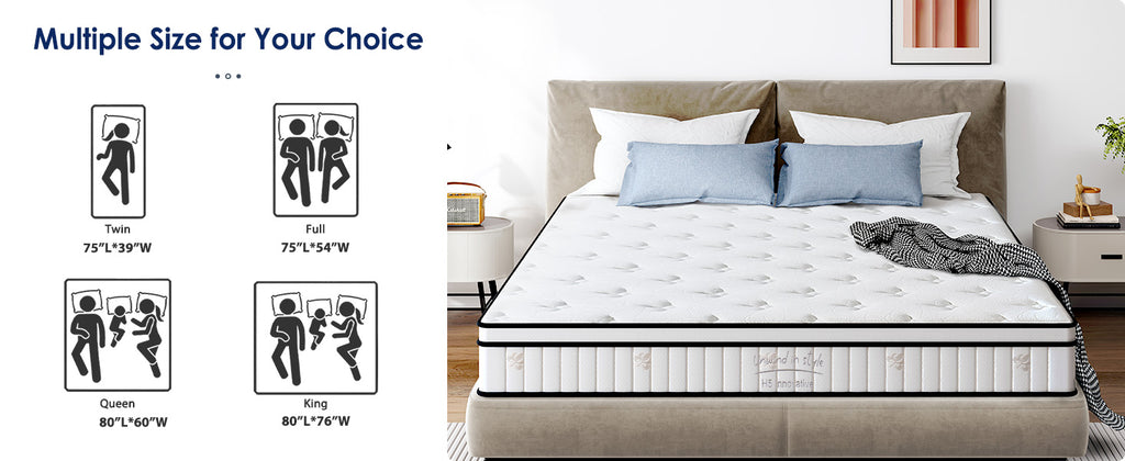 [variant:W3686P353672] Twin Hybrid Memory Foam Mattress – 8-Inch image 13