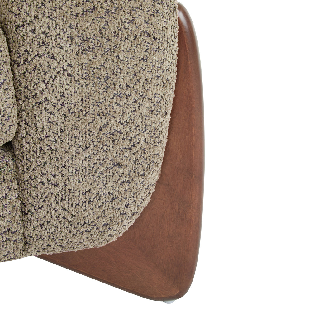 [variant:N898P444017D] Bouclé Wood-Frame Armchair image 10