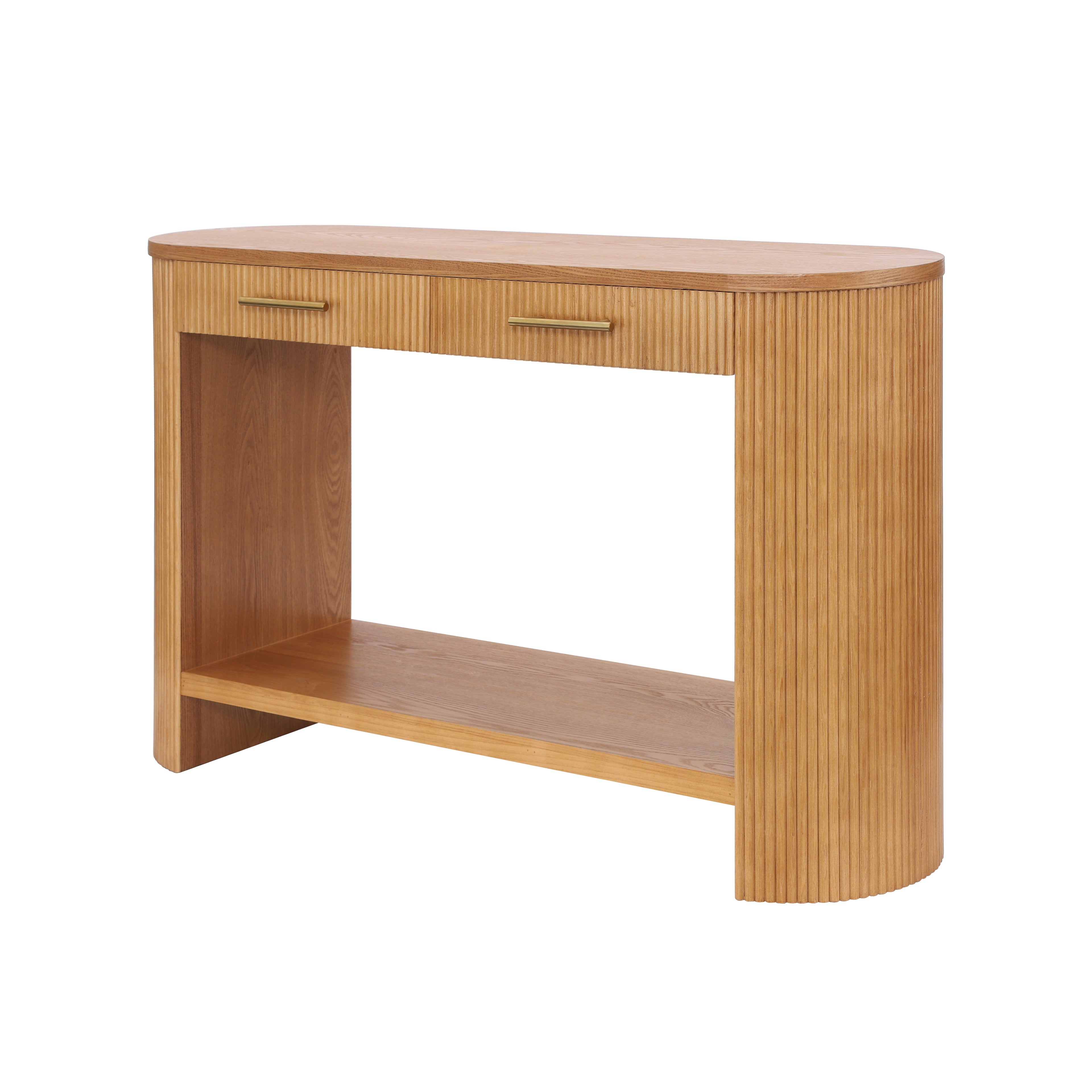 [variant:N876P351901D] Modern Console Table with Drawers & Storage image 13