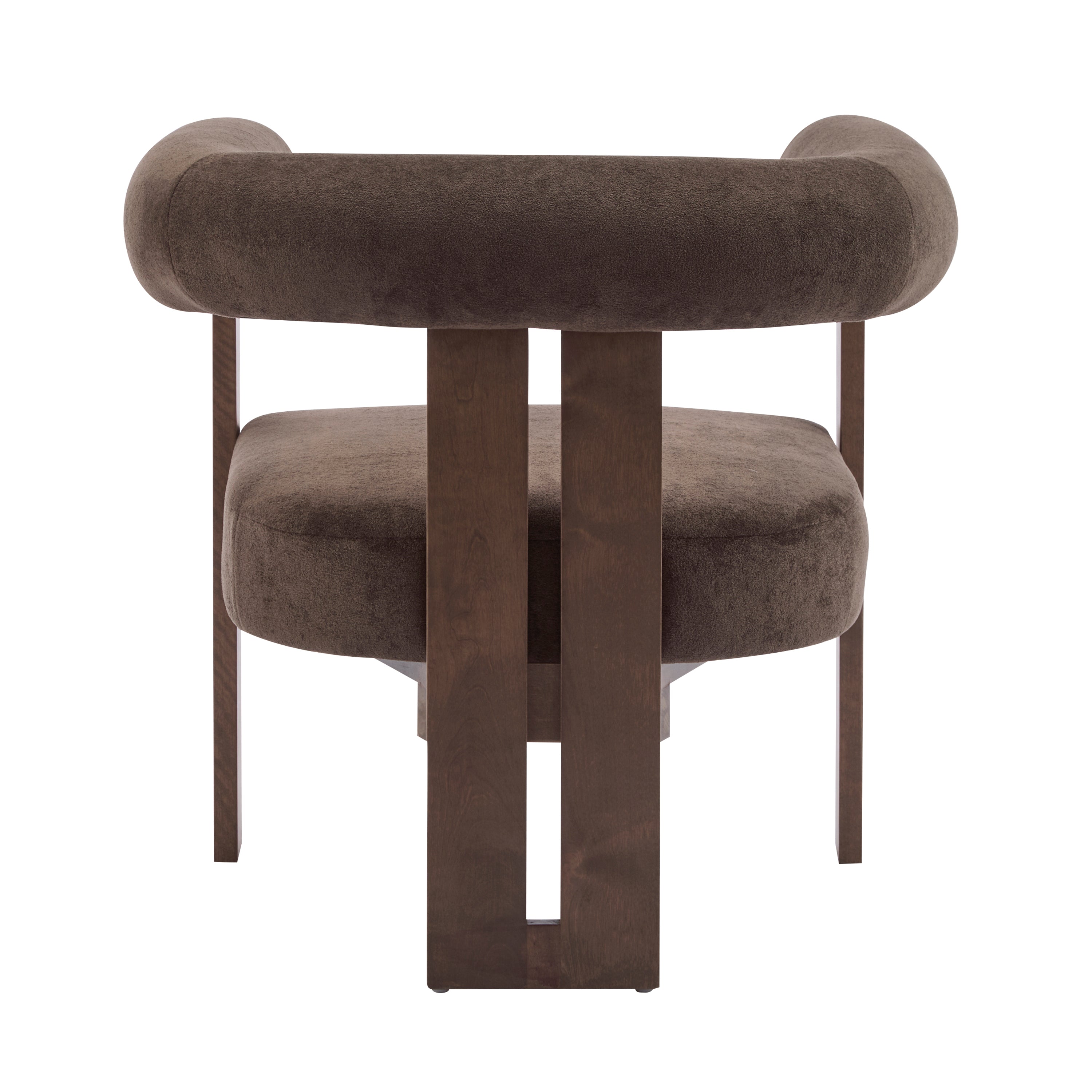 [variant:N898P443987D] Round-Arm Velvet Accent Chair image 3