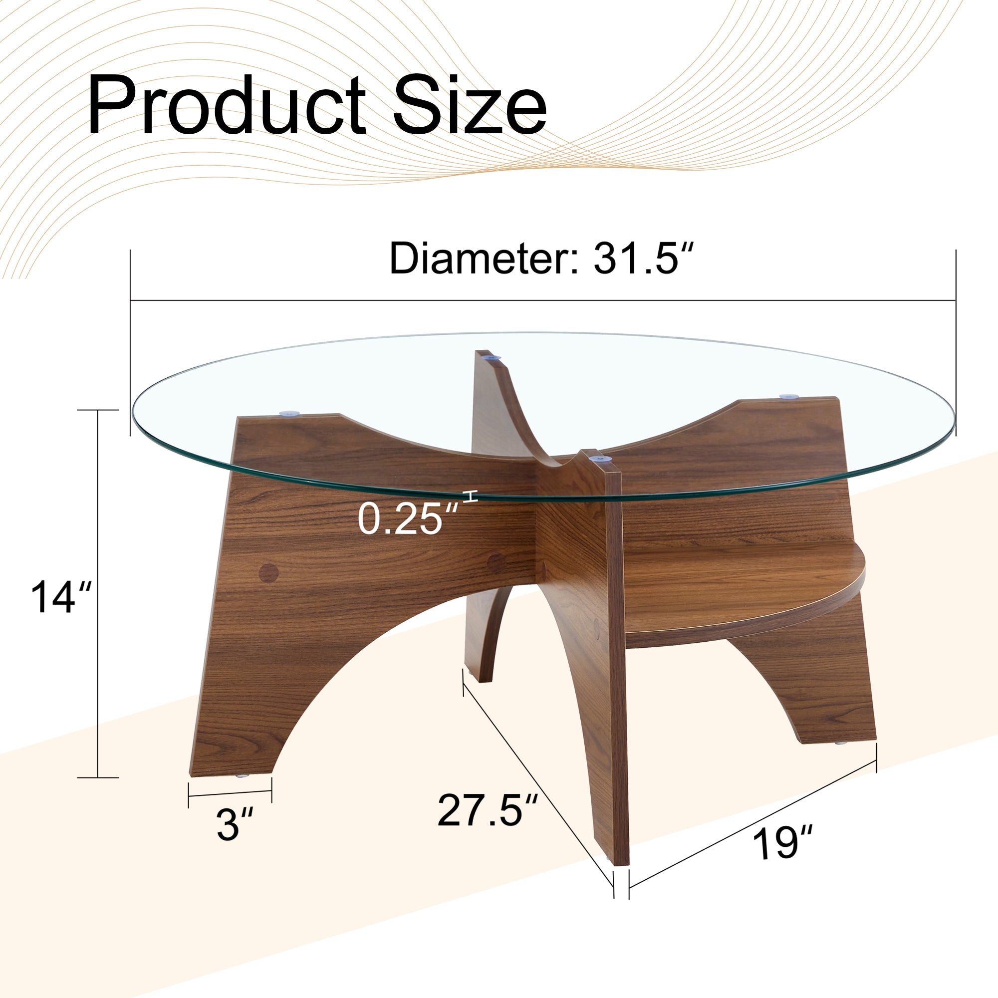 [variant:W3806P404731] Transparent,Walnut image 4